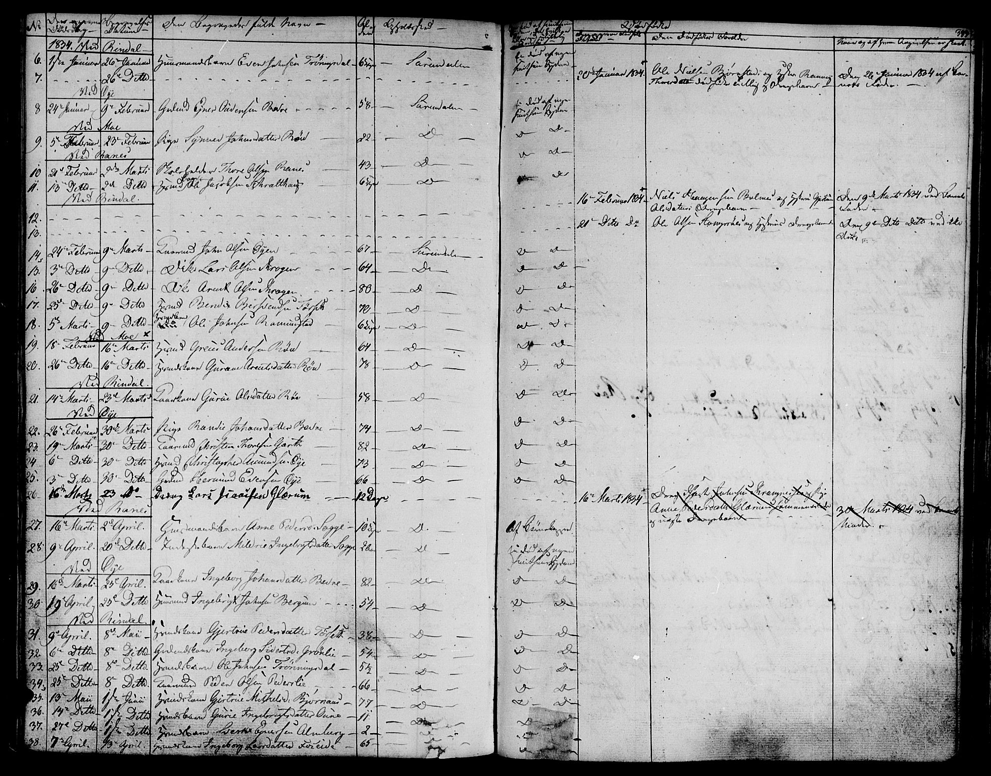 Ministerialprotokoller, klokkerbøker og fødselsregistre - Møre og Romsdal, AV/SAT-A-1454/595/L1042: Ministerialbok nr. 595A04, 1829-1843, s. 383