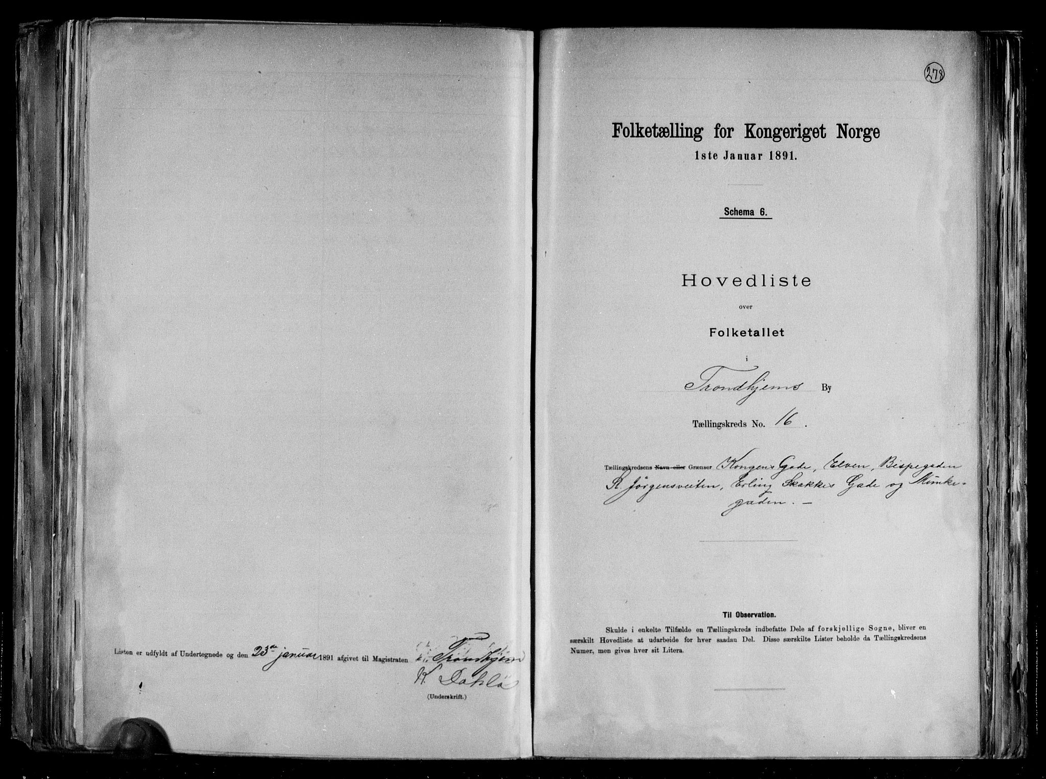 RA, Folketelling 1891 for 1601 Trondheim kjøpstad, 1891, s. 39