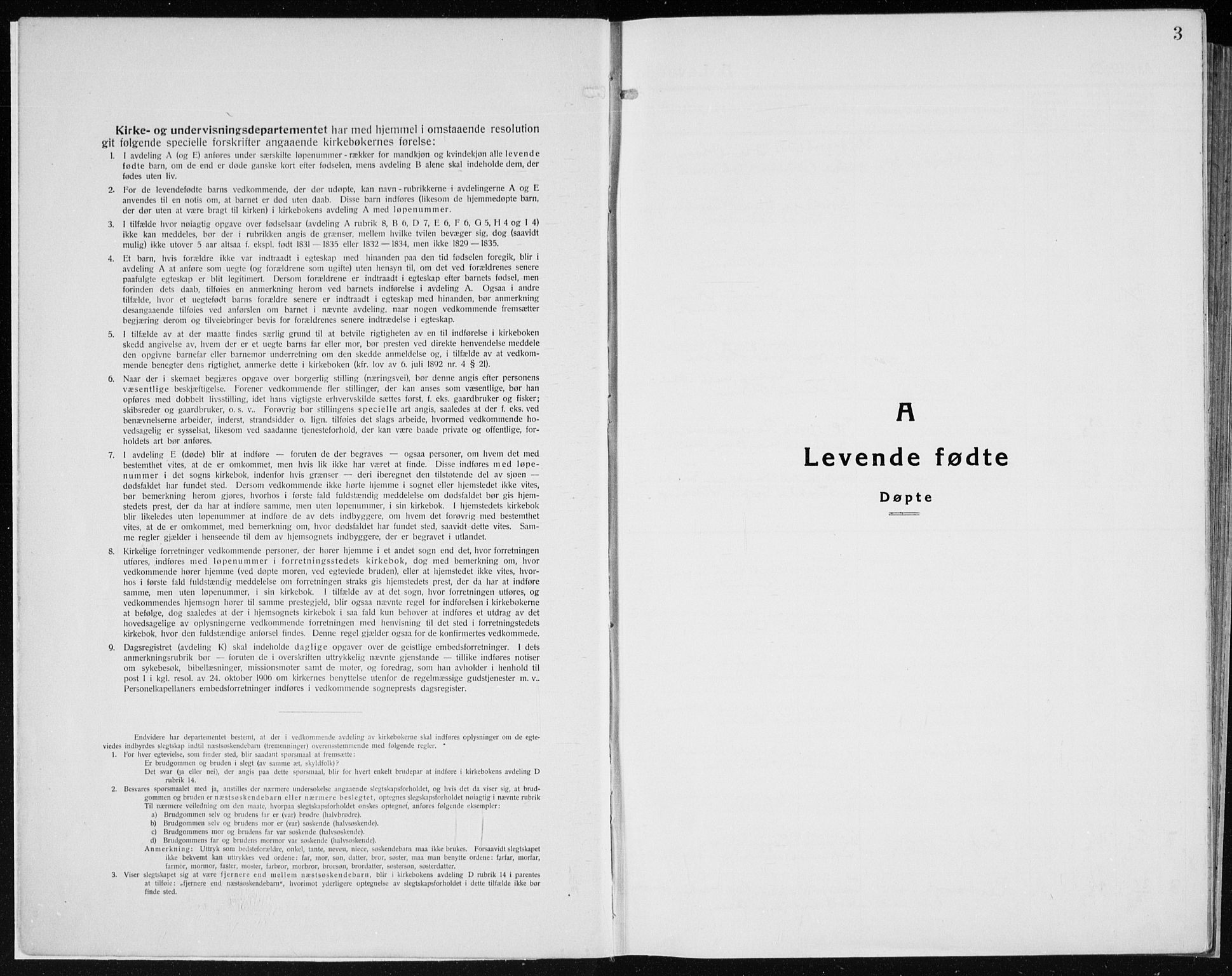Vardal prestekontor, AV/SAH-PREST-100/H/Ha/Haa/L0015: Ministerialbok nr. 15, 1923-1937, s. 3