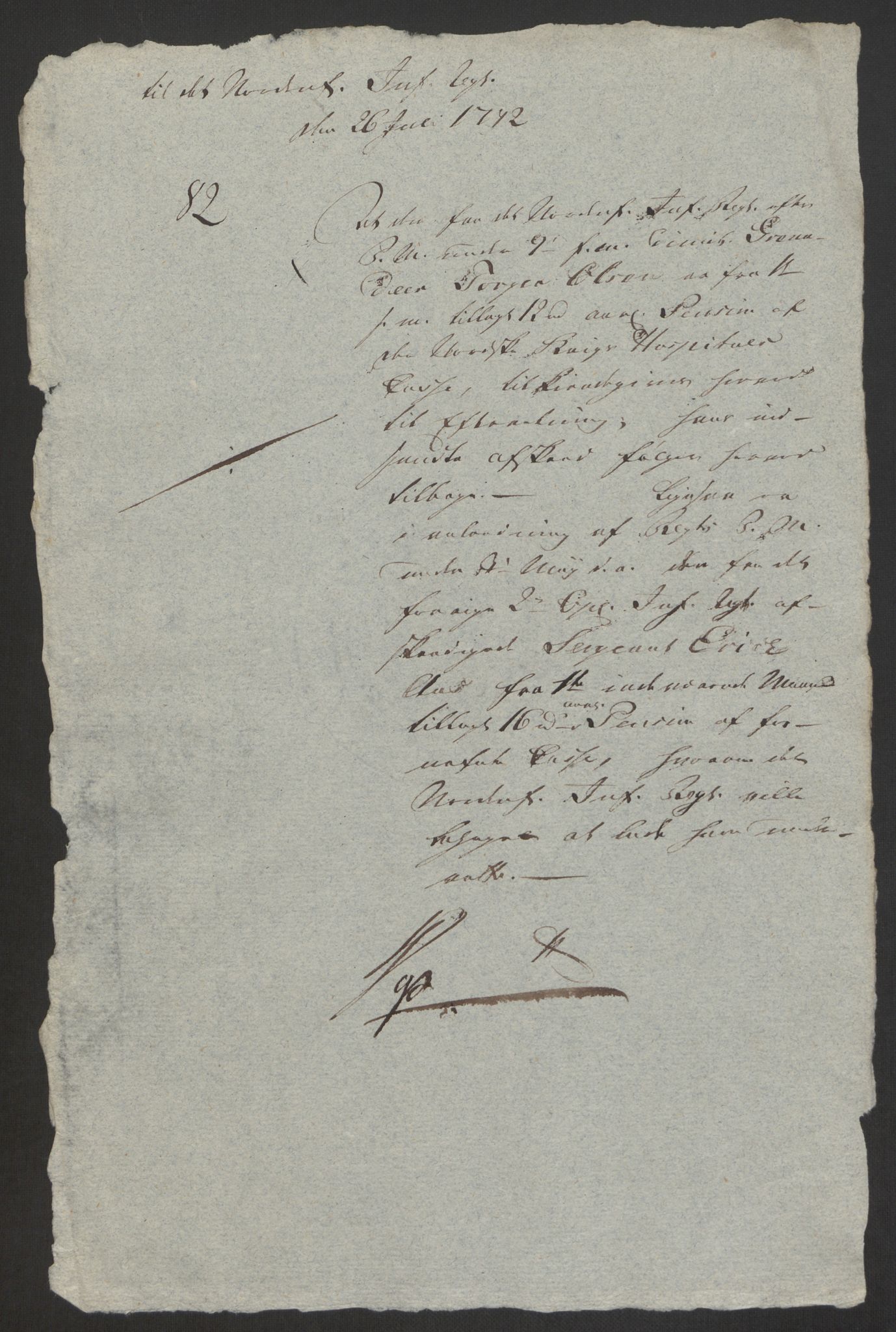 Forsvaret, Den norske kvesthuskasse/krigshospitalkasse, AV/RA-RAFA-1887/F/Fa/L0008: Konsepter, 1790-1793, s. 883