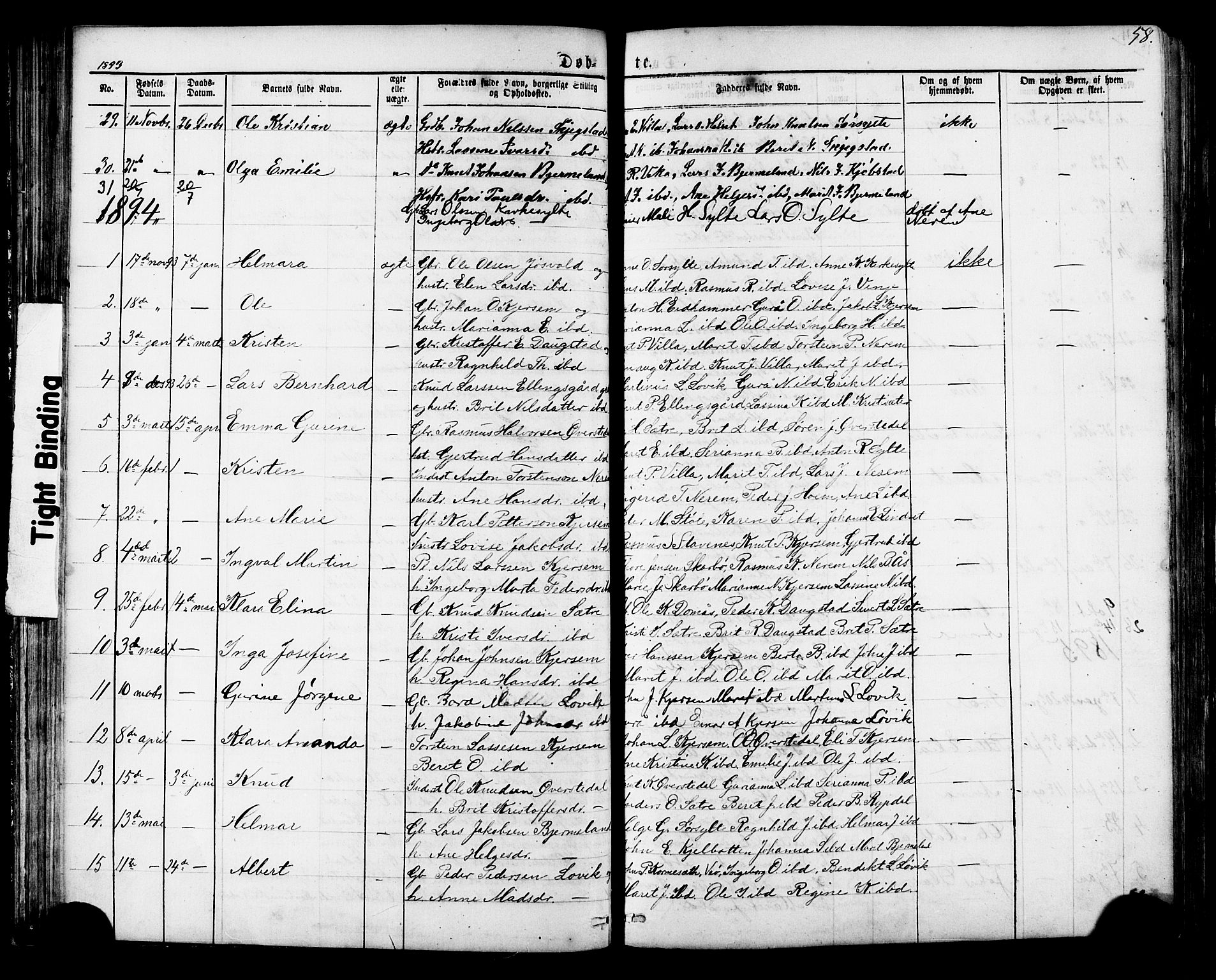Ministerialprotokoller, klokkerbøker og fødselsregistre - Møre og Romsdal, AV/SAT-A-1454/541/L0547: Klokkerbok nr. 541C02, 1867-1921, s. 58