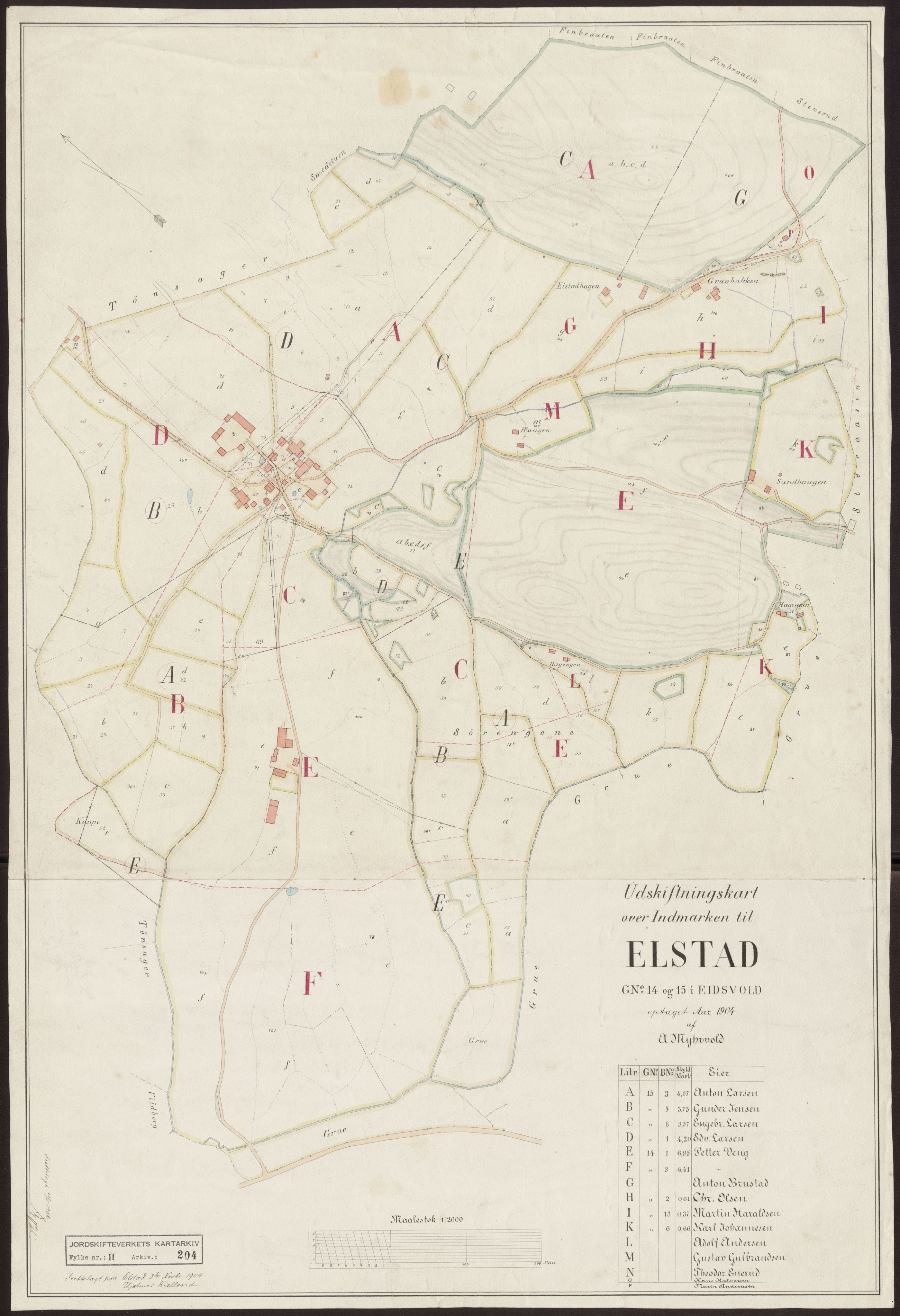 Jordskifteverkets kartarkiv, AV/RA-S-3929/T, 1859-1988, s. 272