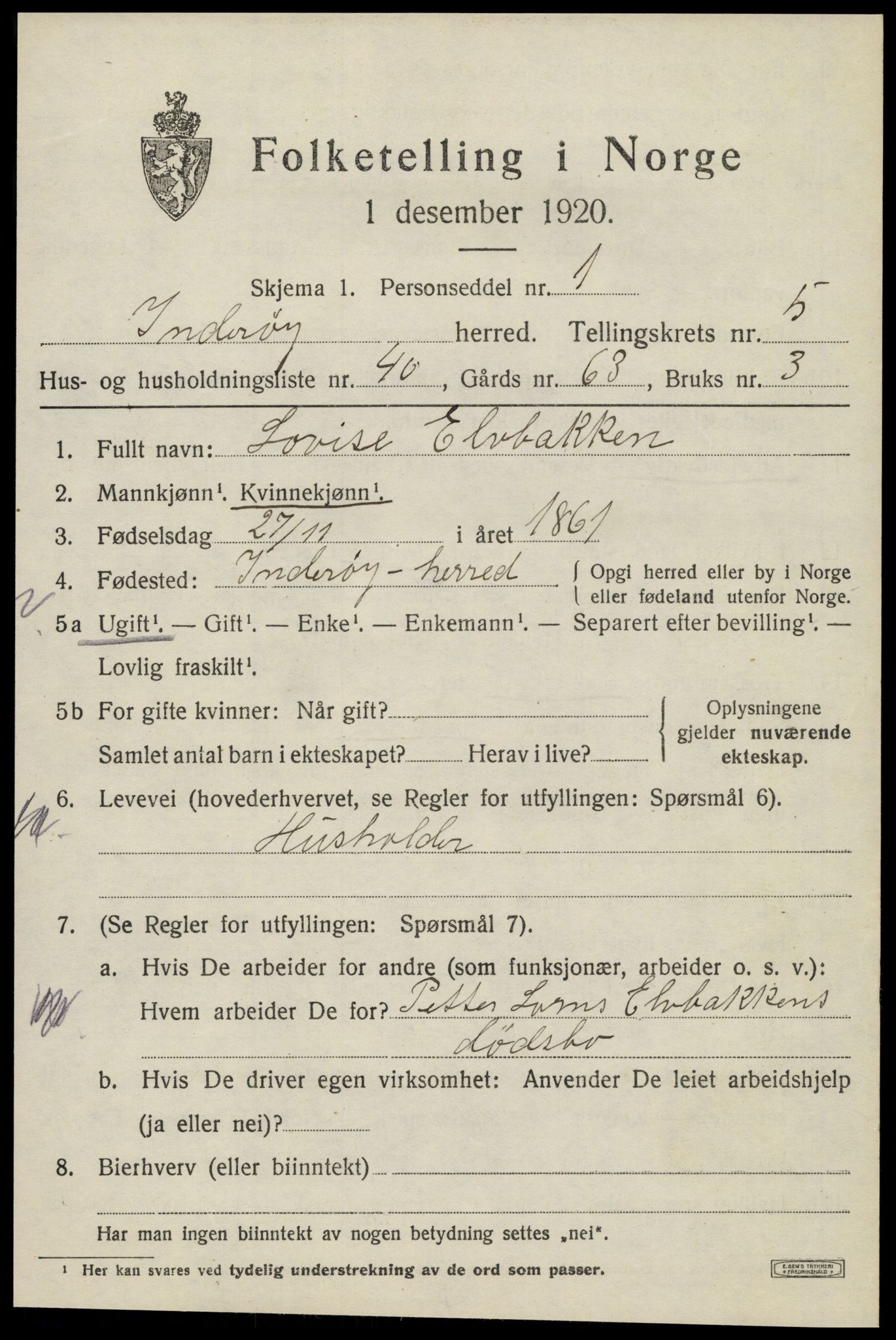 SAT, Folketelling 1920 for 1729 Inderøy herred, 1920, s. 4681