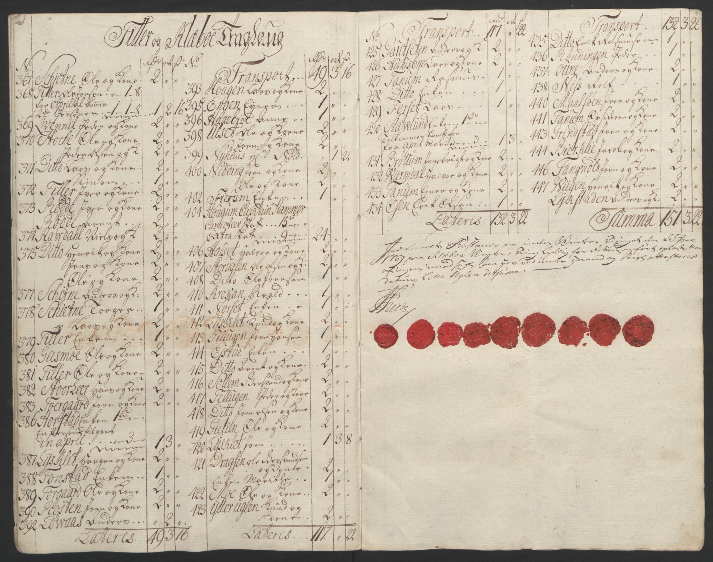 Rentekammeret inntil 1814, Reviderte regnskaper, Fogderegnskap, AV/RA-EA-4092/R61/L4180: Ekstraskatten Strinda og Selbu, 1762-1767, s. 408