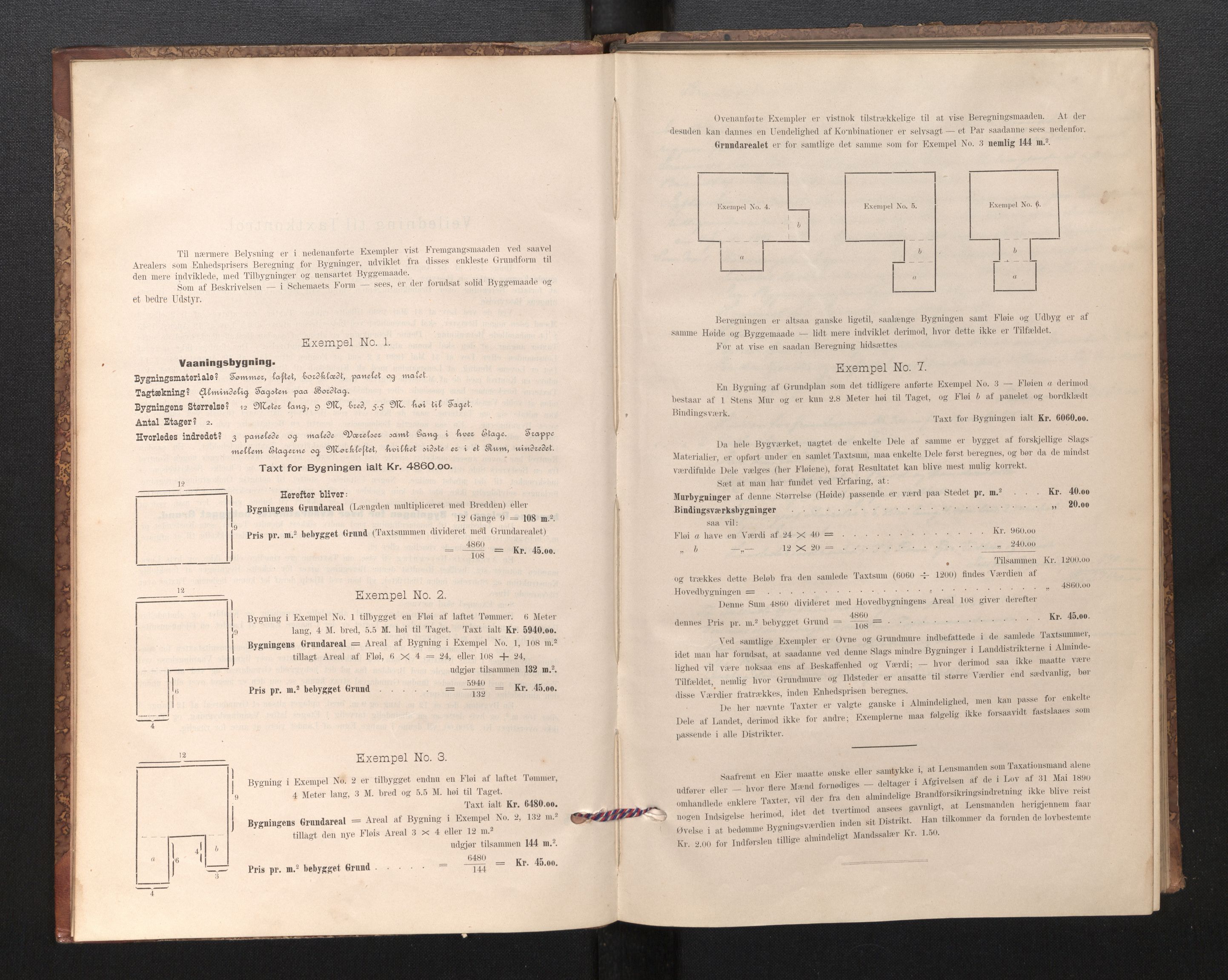 Lensmannen i Gloppen og Breim, AV/SAB-A-27801/0012/L0003: Branntakstprotokoll, skjematakst, 1894-1931