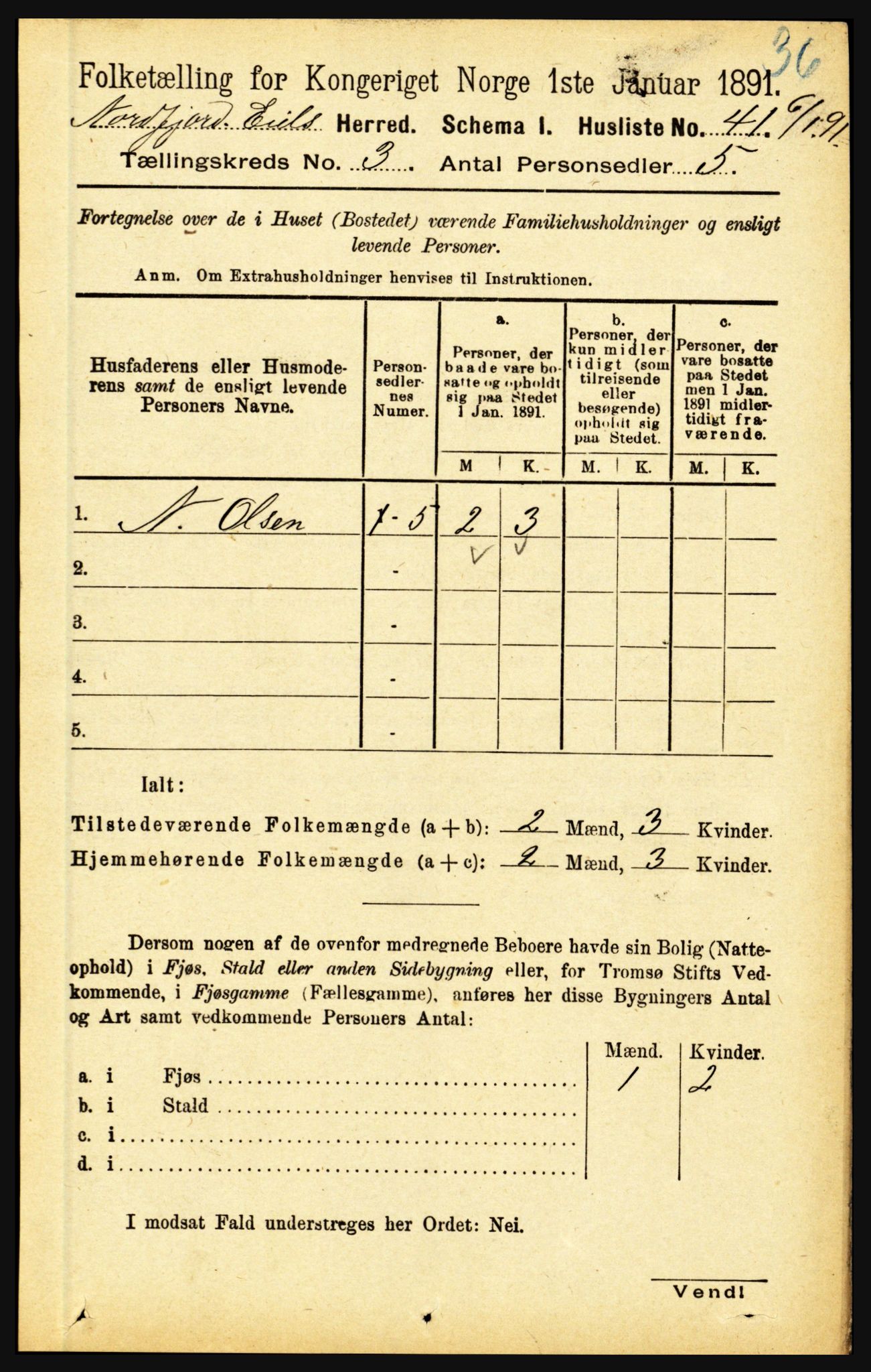 RA, Folketelling 1891 for 1443 Eid herred, 1891, s. 528