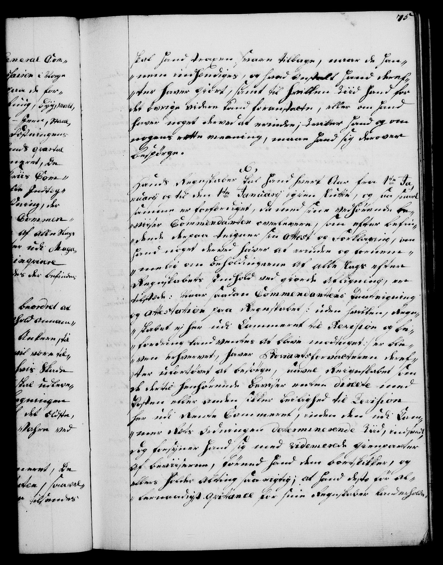 Rentekammeret, Kammerkanselliet, RA/EA-3111/G/Gg/Ggi/L0003: Norsk instruksjonsprotokoll med register (merket RK 53.36), 1751-1775, s. 75