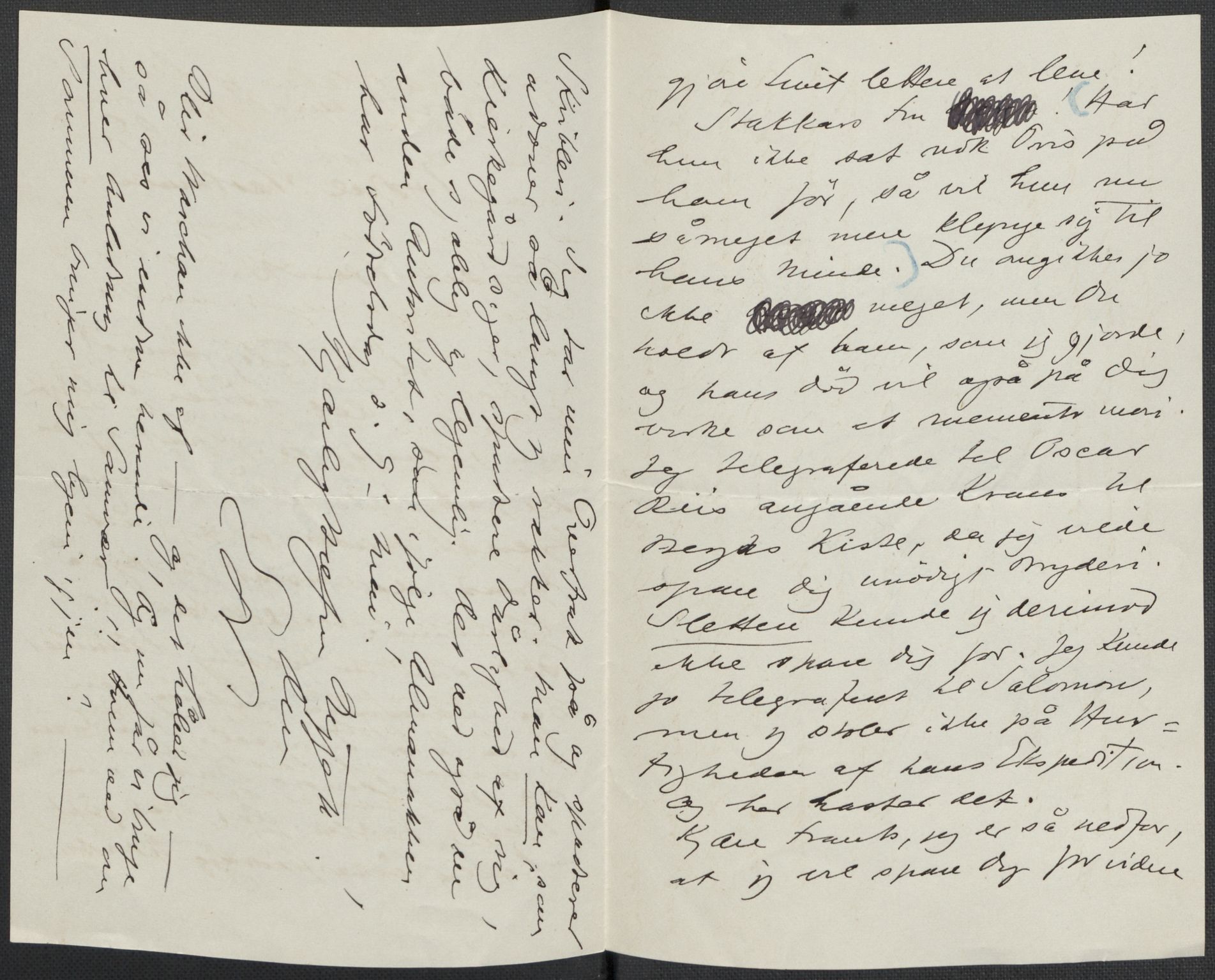 Beyer, Frants, RA/PA-0132/F/L0001: Brev fra Edvard Grieg til Frantz Beyer og "En del optegnelser som kan tjene til kommentar til brevene" av Marie Beyer, 1872-1907, s. 845