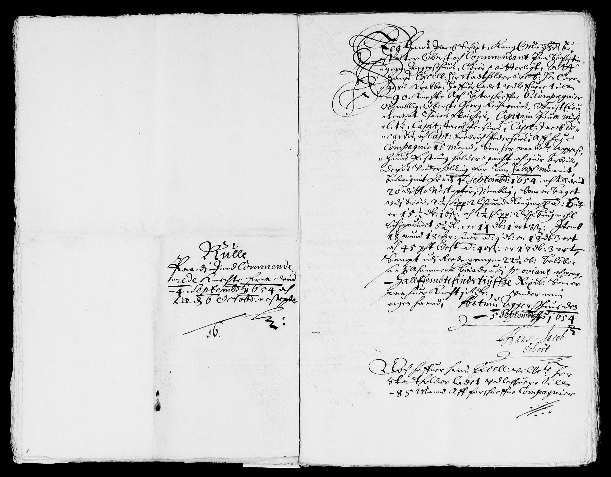 Rentekammeret inntil 1814, Reviderte regnskaper, Lensregnskaper, AV/RA-EA-5023/R/Rb/Rba/L0225: Akershus len, 1653-1655