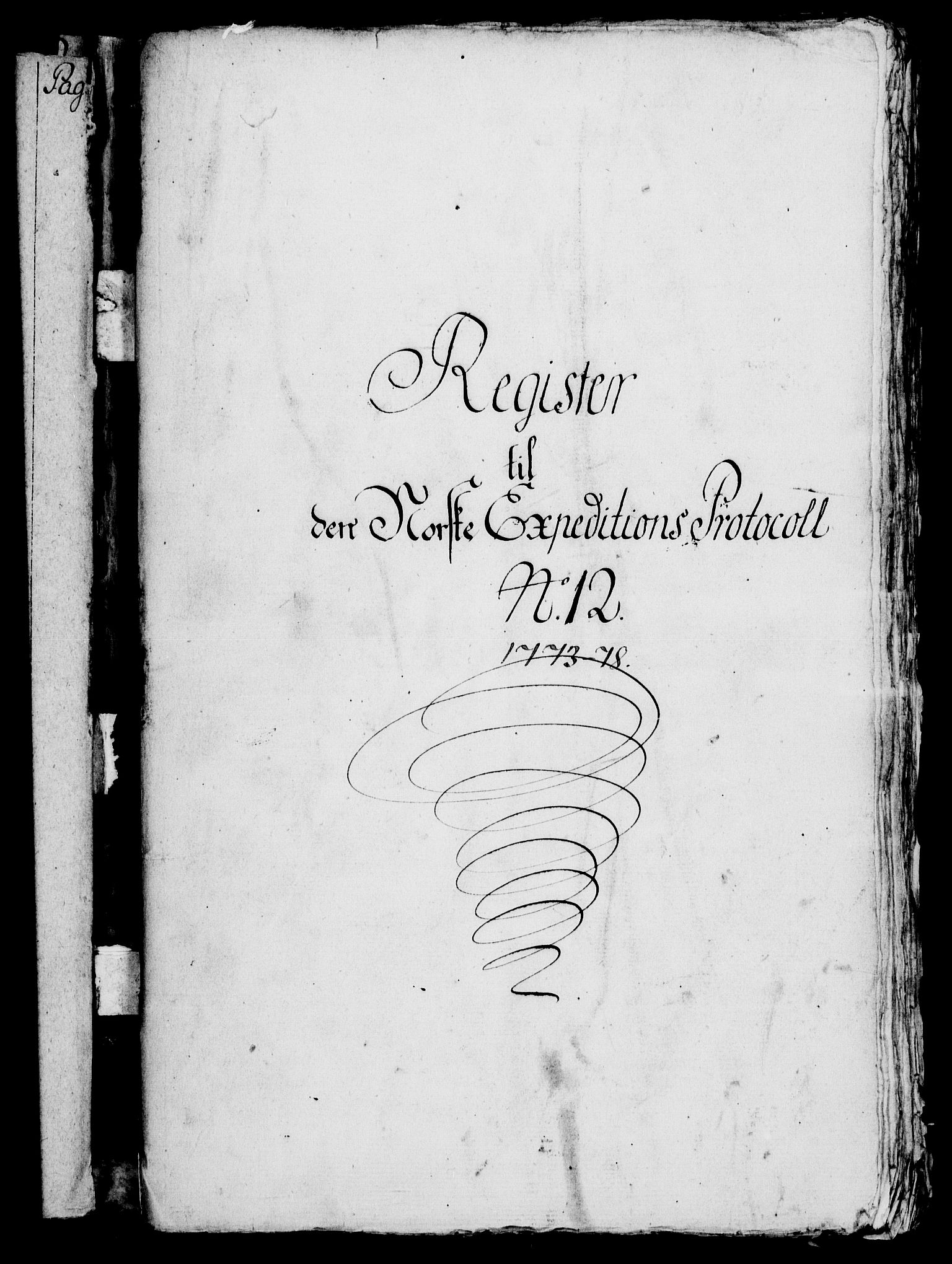 Rentekammeret, Kammerkanselliet, RA/EA-3111/G/Gg/Gga/L0021: Register til norske ekspedisjonsprotokoller 1762-1771, 1773-1781 (merket RK 53.21), 1762-1781