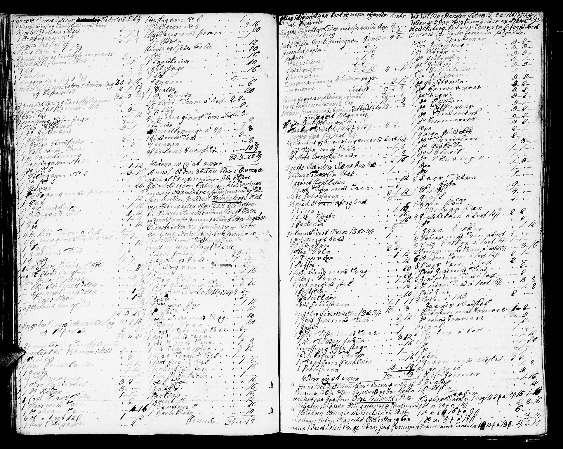 Romsdal sorenskriveri, AV/SAT-A-4149/1/3/3A/L0009: Skifteprotokoll, 1761-1773, s. 58b-59a