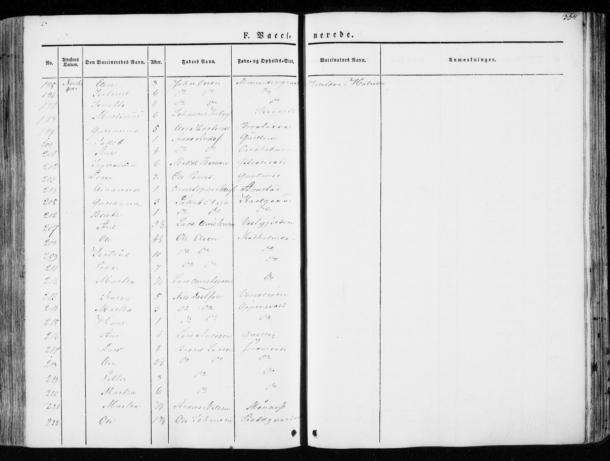 Ministerialprotokoller, klokkerbøker og fødselsregistre - Nord-Trøndelag, SAT/A-1458/723/L0239: Ministerialbok nr. 723A08, 1841-1851, s. 354