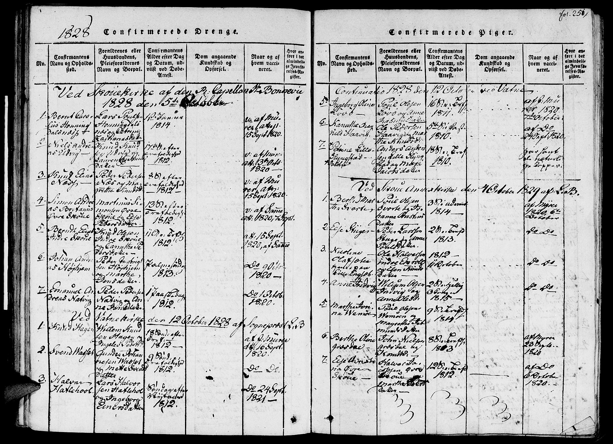 Ministerialprotokoller, klokkerbøker og fødselsregistre - Møre og Romsdal, SAT/A-1454/524/L0351: Ministerialbok nr. 524A03, 1816-1838, s. 251