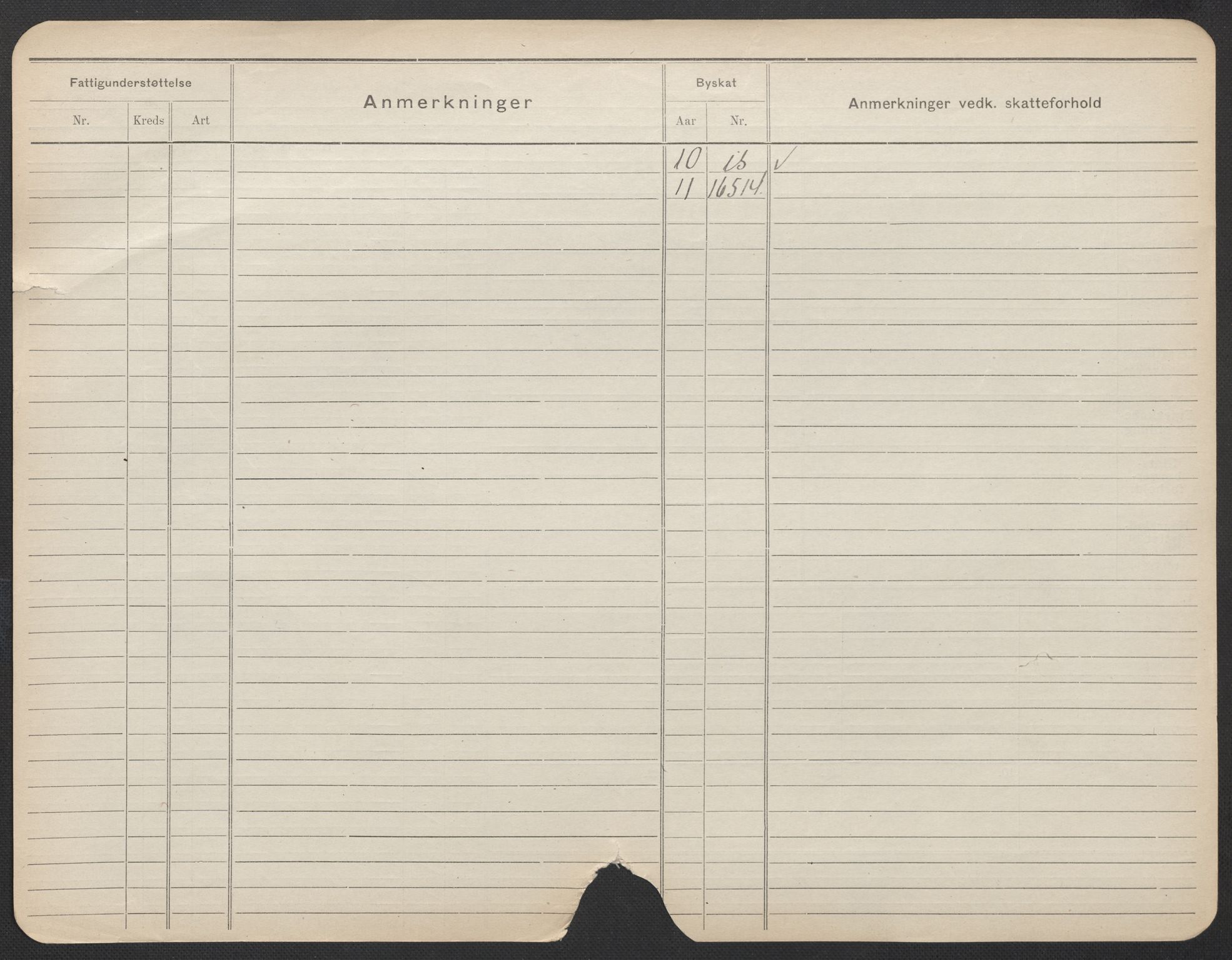 Oslo folkeregister, Registerkort, AV/SAO-A-11715/F/Fa/Fac/L0022: Kvinner, 1906-1914, s. 868b