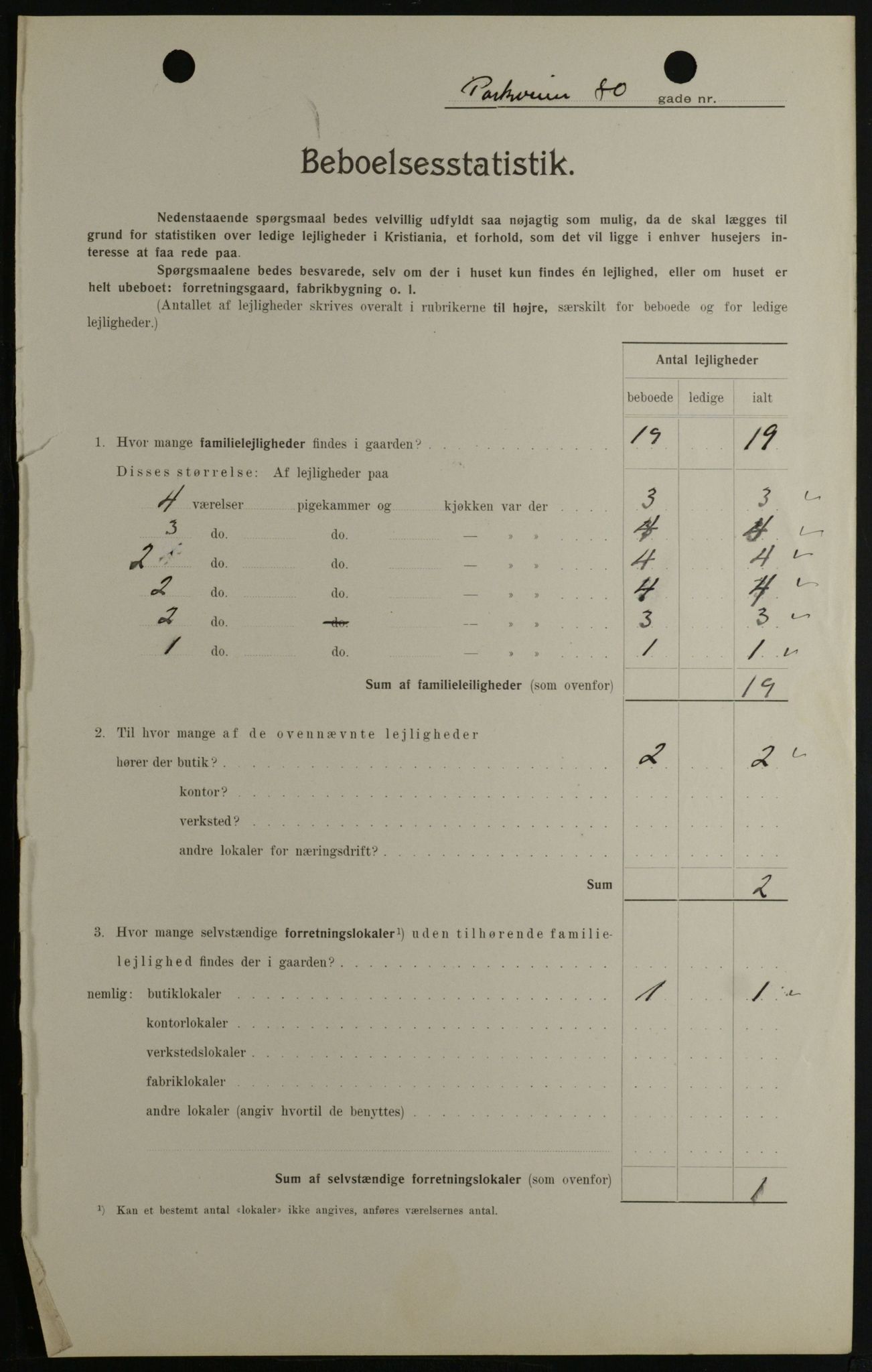 OBA, Kommunal folketelling 1.2.1908 for Kristiania kjøpstad, 1908, s. 70402