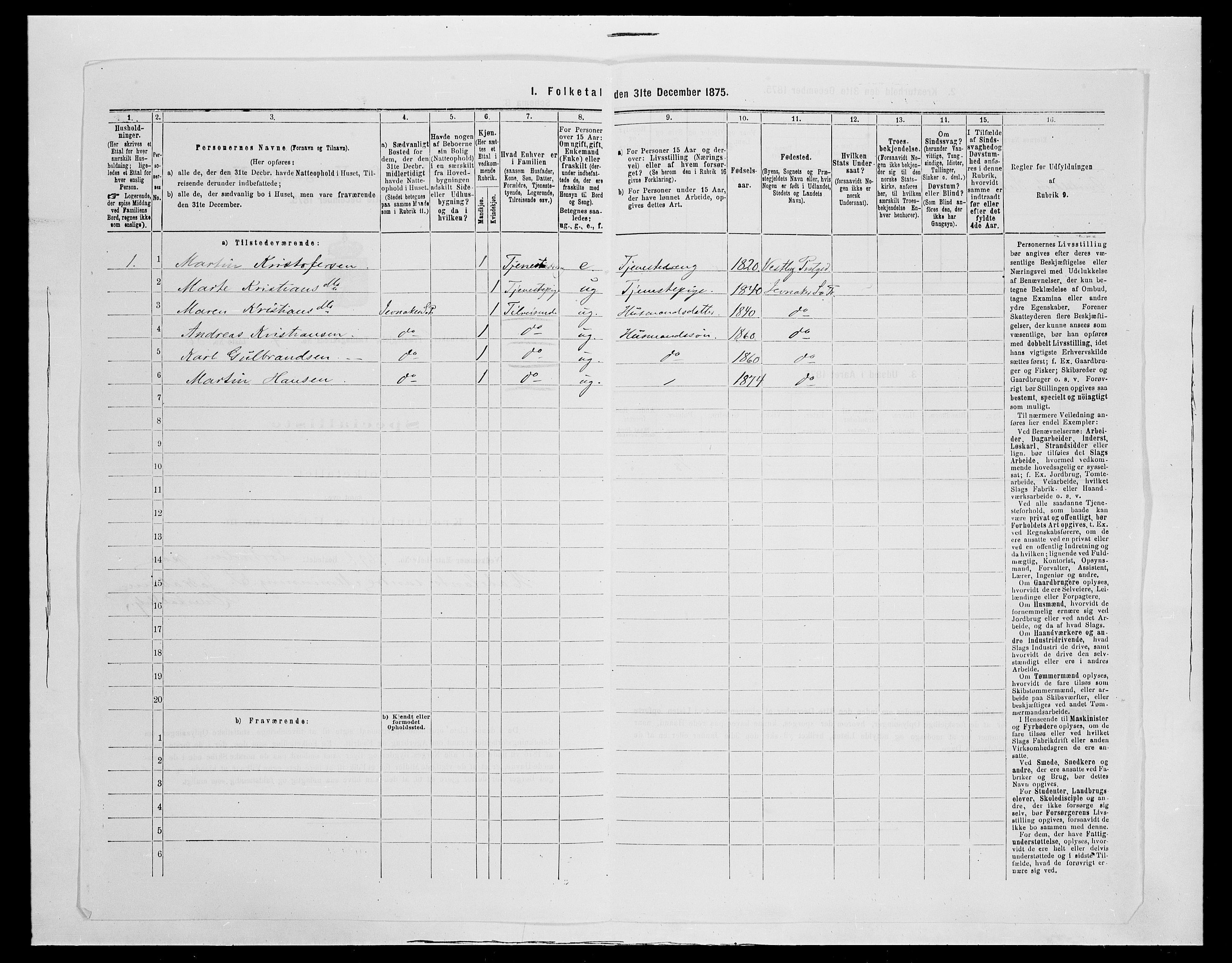 SAH, Folketelling 1875 for 0532P Jevnaker prestegjeld, 1875, s. 1331