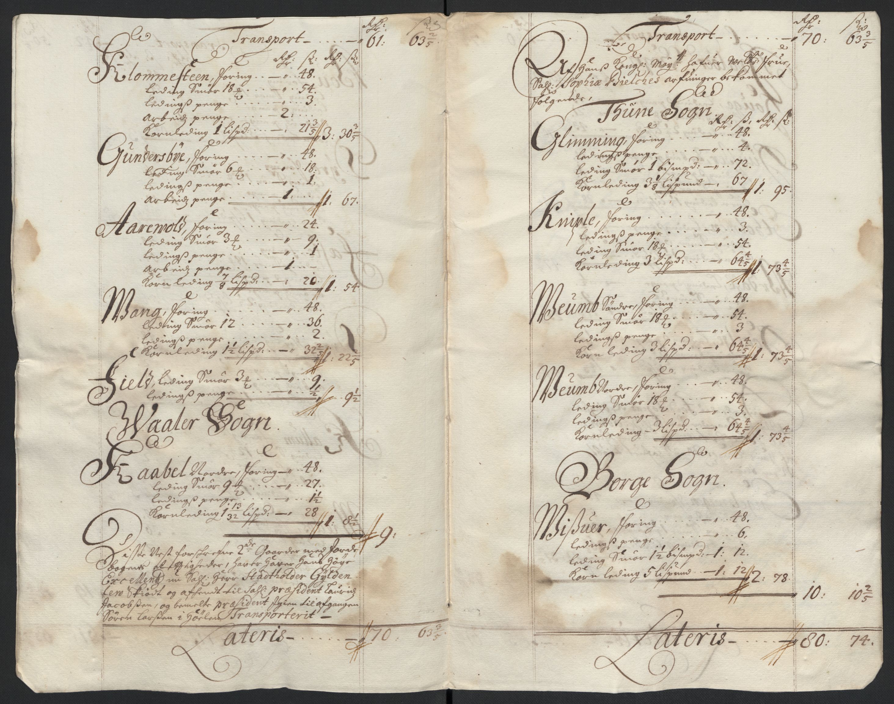 Rentekammeret inntil 1814, Reviderte regnskaper, Fogderegnskap, AV/RA-EA-4092/R04/L0135: Fogderegnskap Moss, Onsøy, Tune, Veme og Åbygge, 1709-1710, s. 152