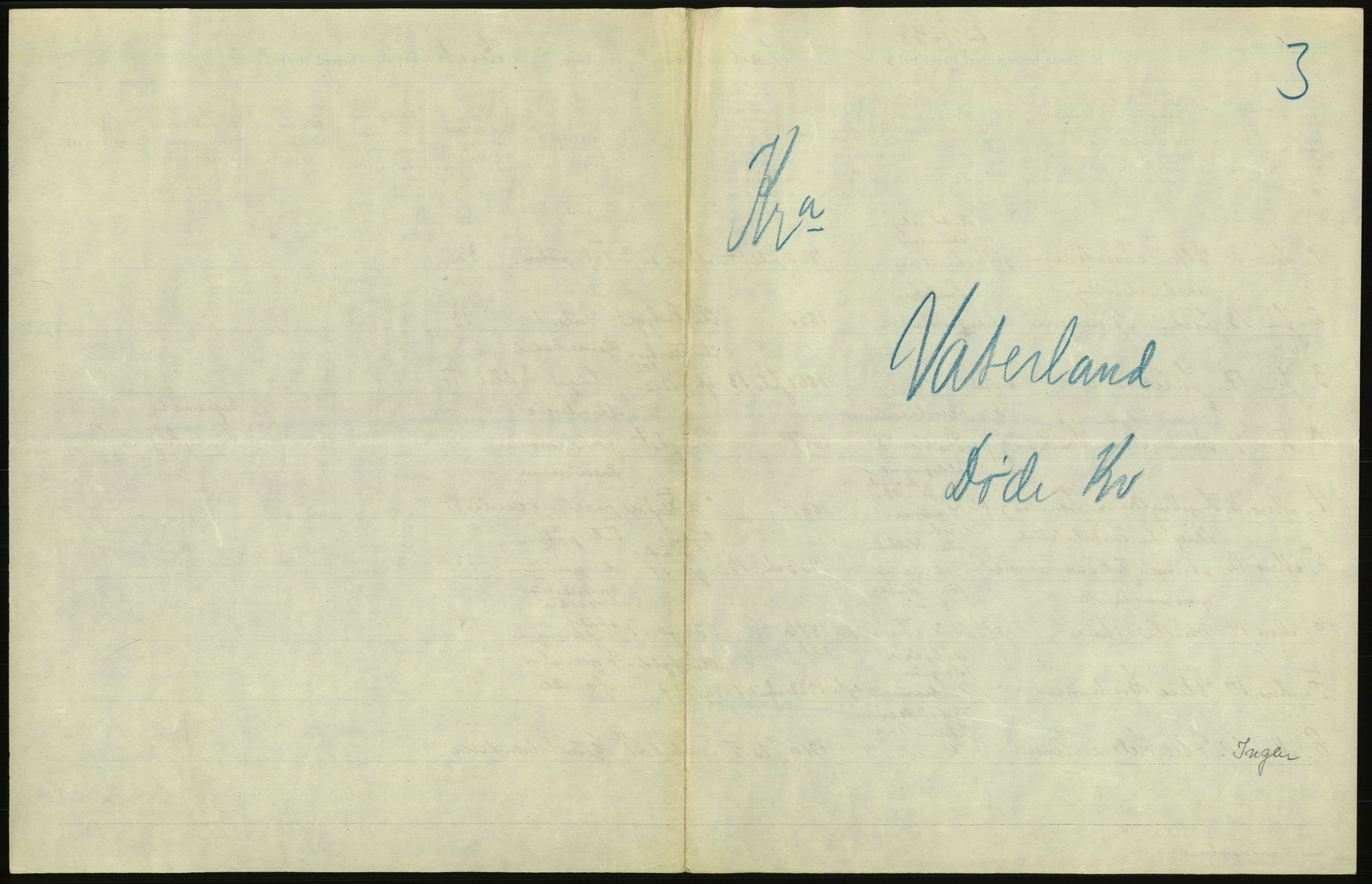 Statistisk sentralbyrå, Sosiodemografiske emner, Befolkning, RA/S-2228/D/Df/Dfc/Dfcc/L0010: Kristiania: Døde, dødfødte, 1923, s. 315