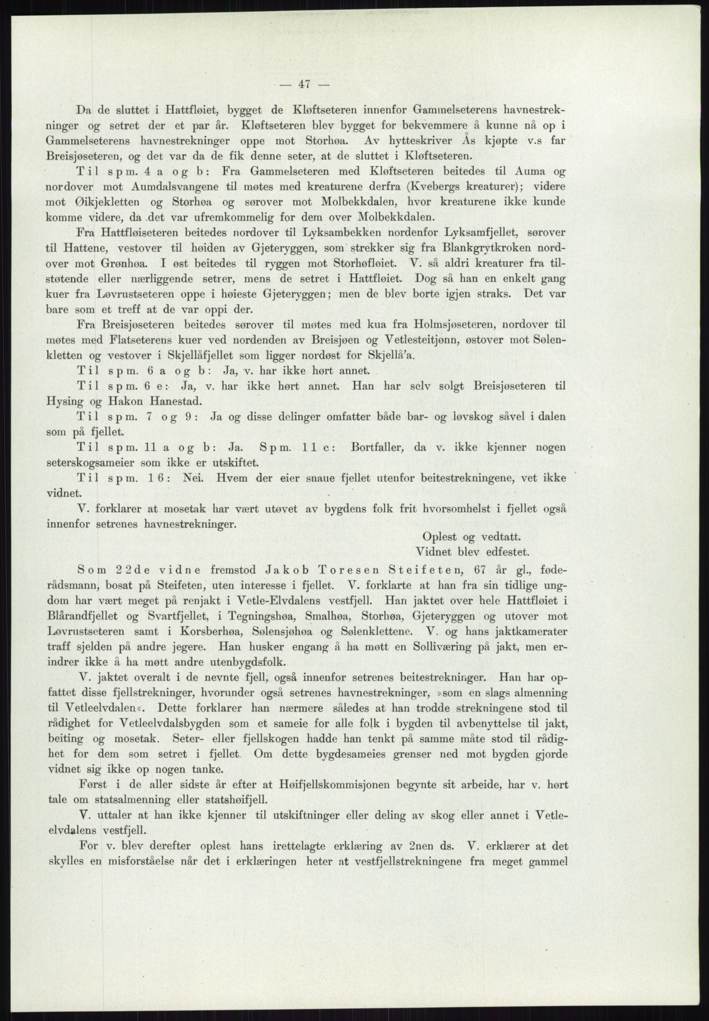 Høyfjellskommisjonen, AV/RA-S-1546/X/Xa/L0001: Nr. 1-33, 1909-1953, s. 3431