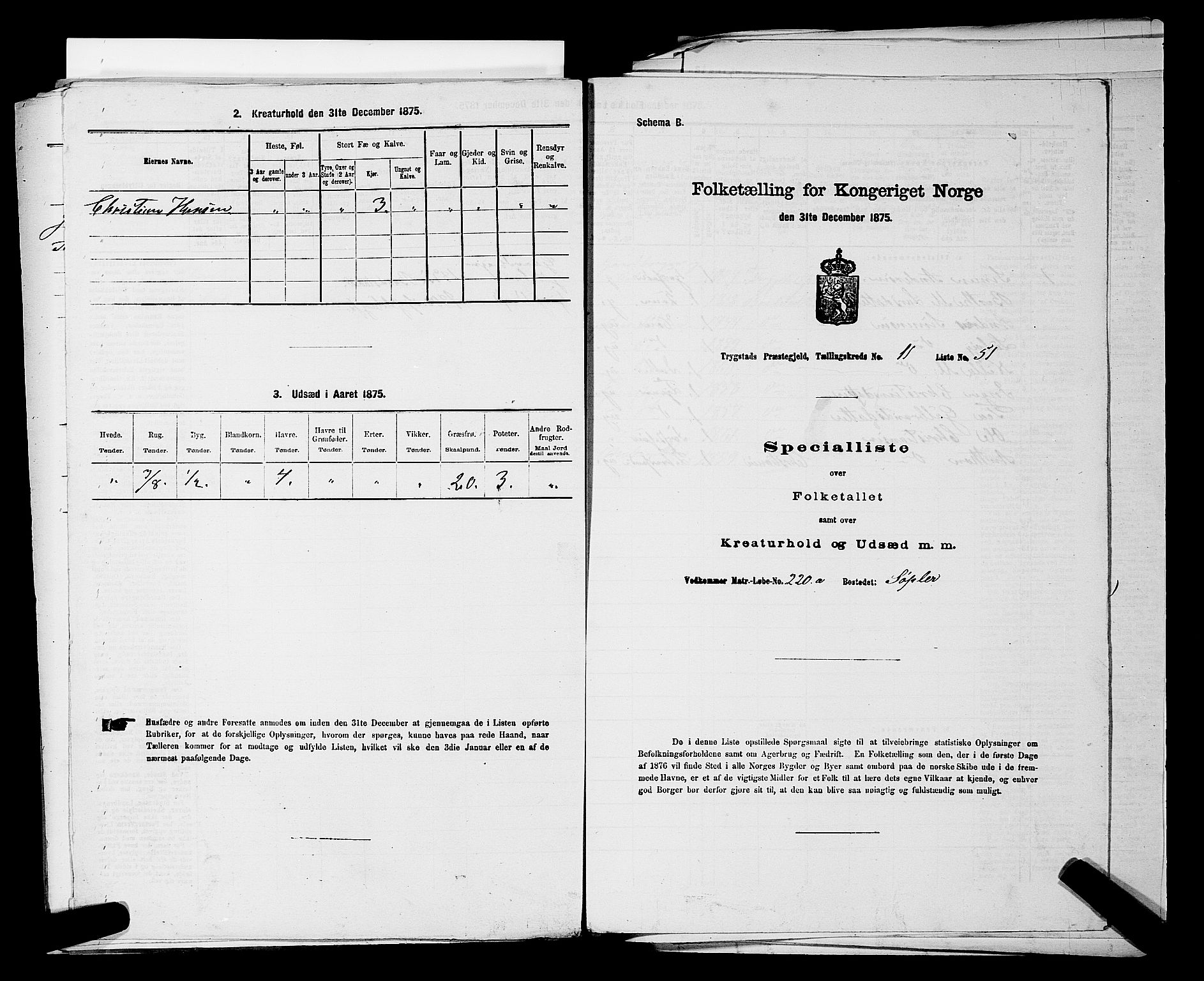 RA, Folketelling 1875 for 0122P Trøgstad prestegjeld, 1875, s. 1310