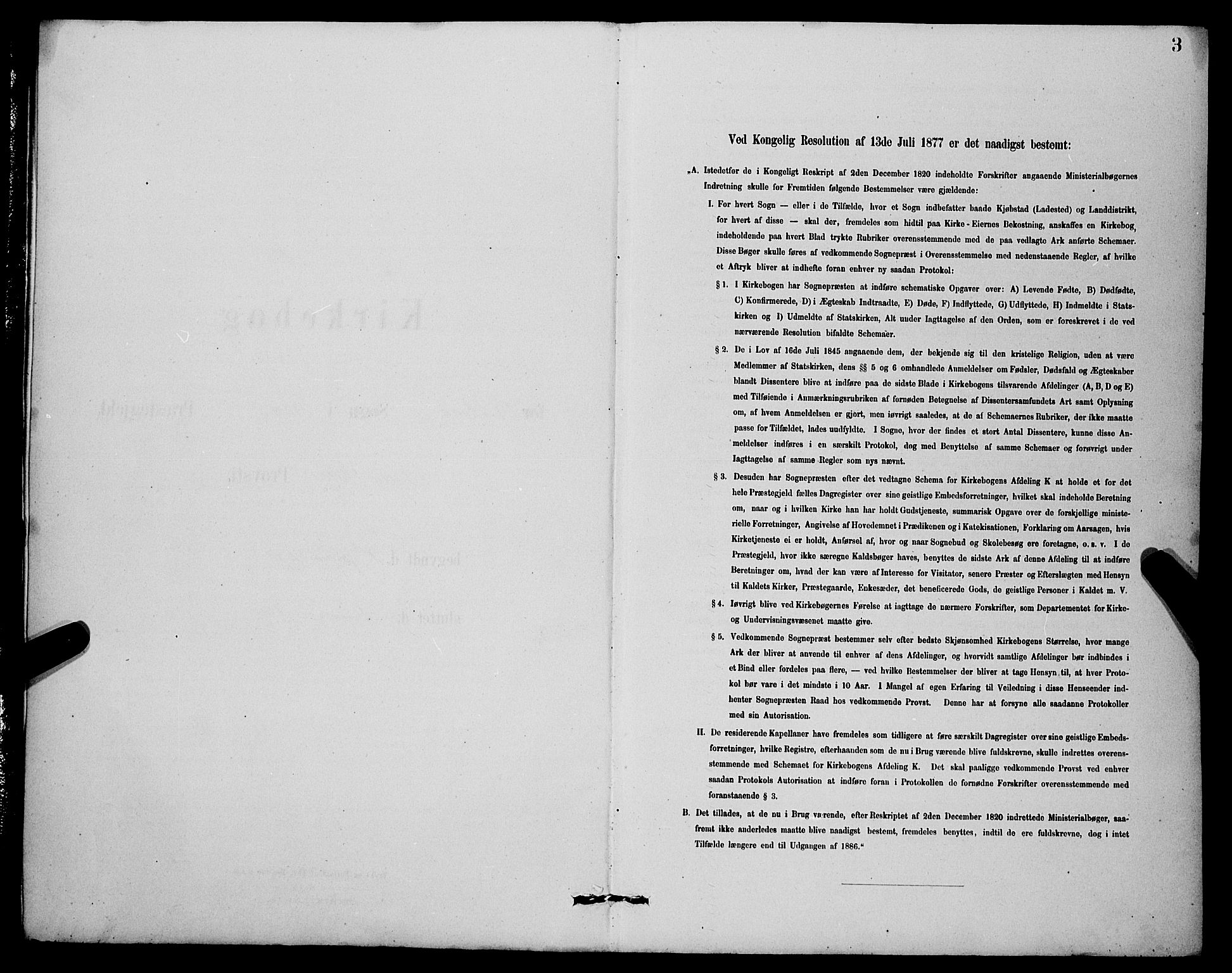 Mariakirken Sokneprestembete, AV/SAB-A-76901/H/Hab/L0004: Klokkerbok nr. A 4, 1878-1892, s. 3