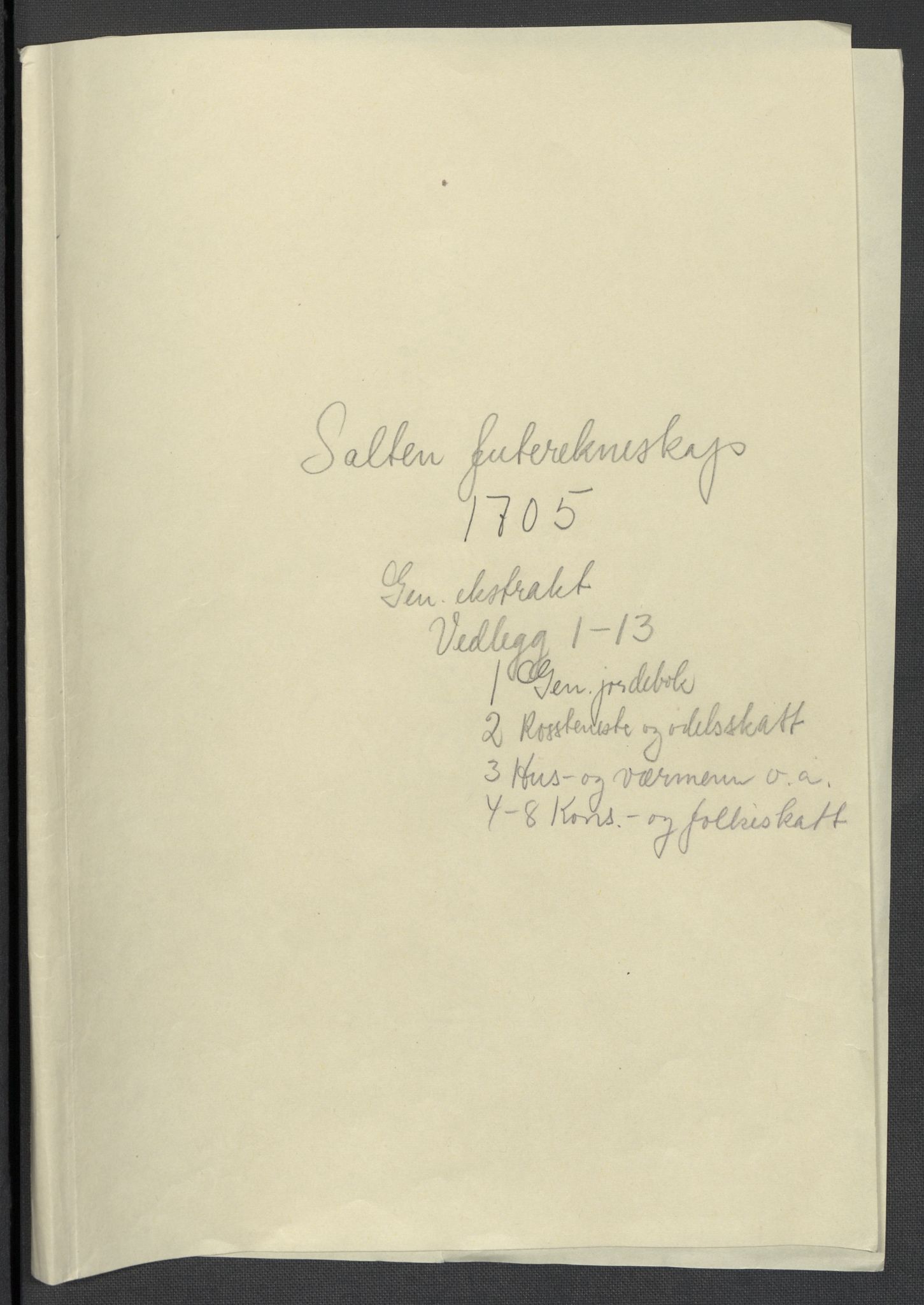 Rentekammeret inntil 1814, Reviderte regnskaper, Fogderegnskap, AV/RA-EA-4092/R66/L4580: Fogderegnskap Salten, 1701-1706, s. 324