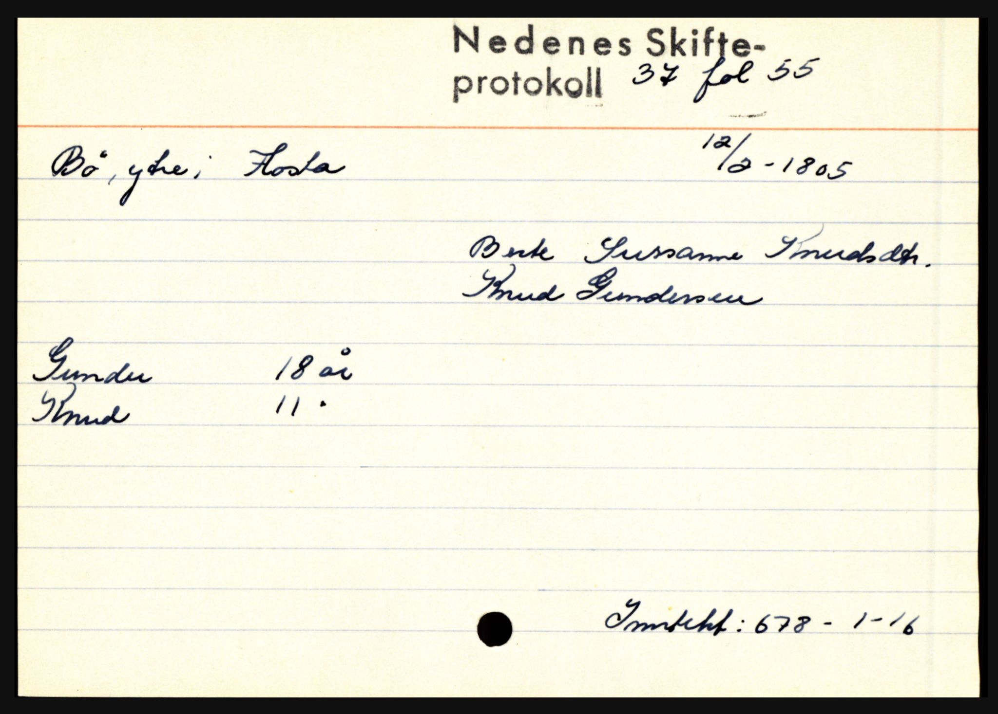 Nedenes sorenskriveri før 1824, AV/SAK-1221-0007/H, s. 4751