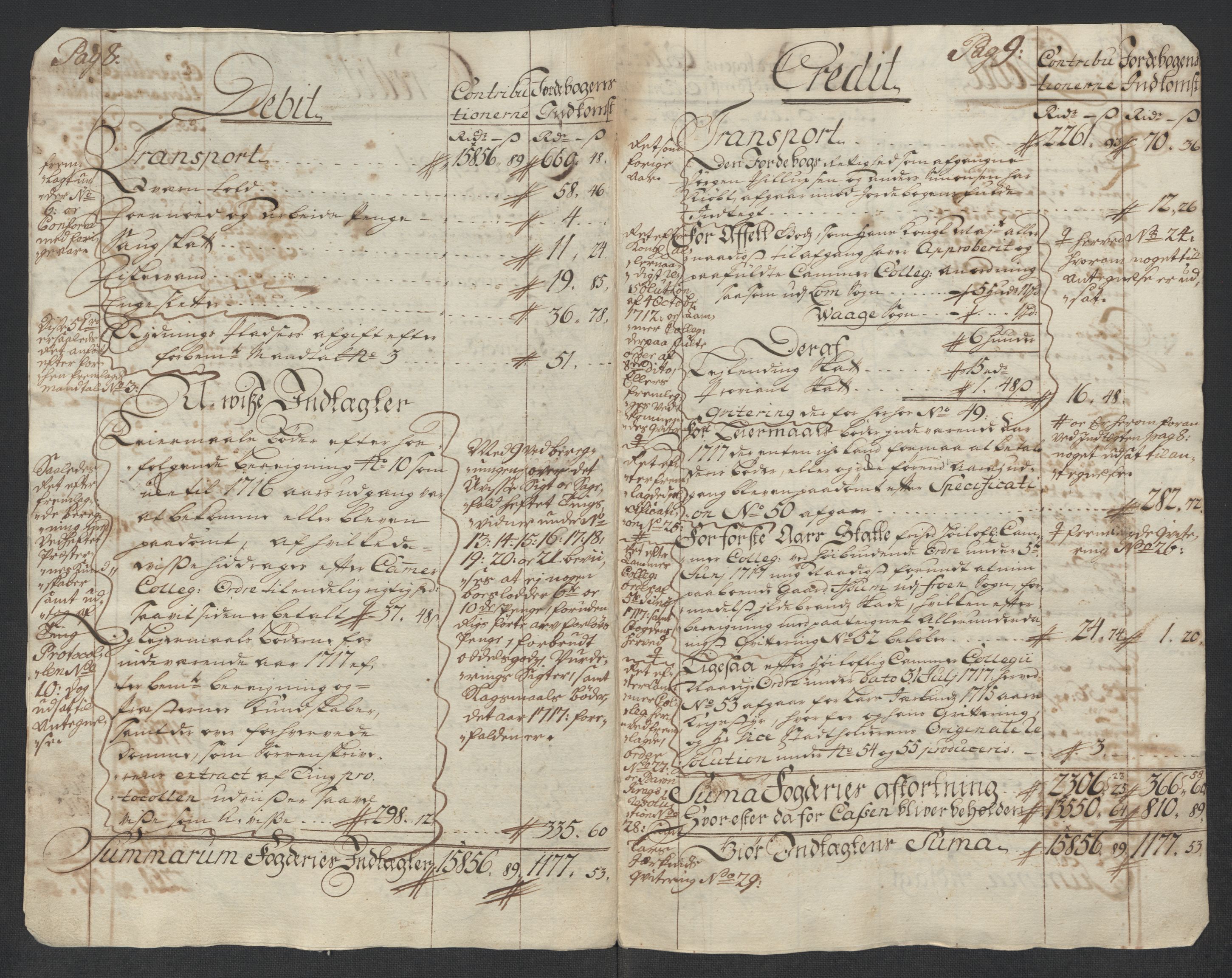 Rentekammeret inntil 1814, Reviderte regnskaper, Fogderegnskap, RA/EA-4092/R17/L1187: Fogderegnskap Gudbrandsdal, 1717, s. 8