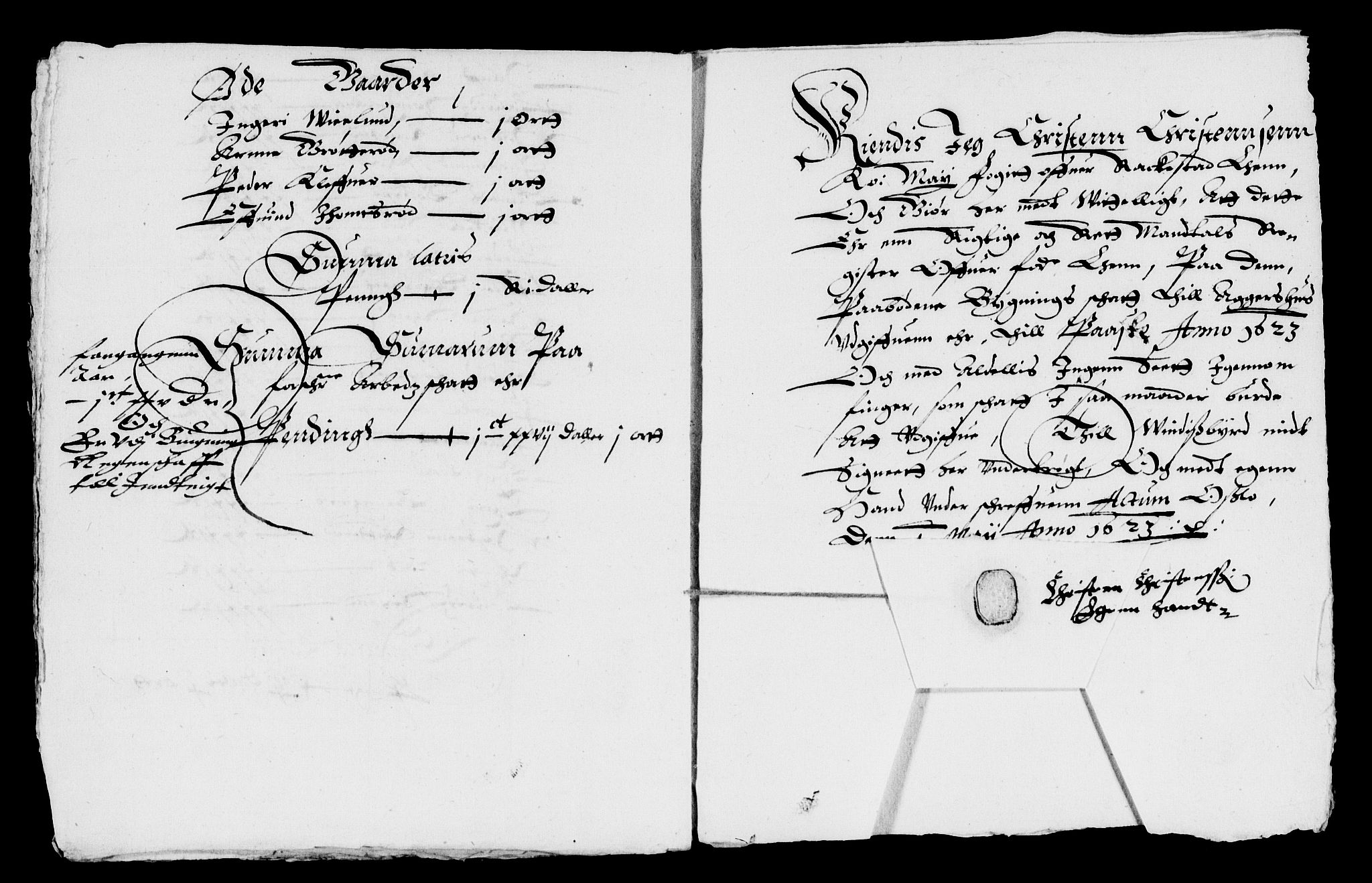 Rentekammeret inntil 1814, Reviderte regnskaper, Lensregnskaper, AV/RA-EA-5023/R/Rb/Rba/L0067: Akershus len, 1623-1624