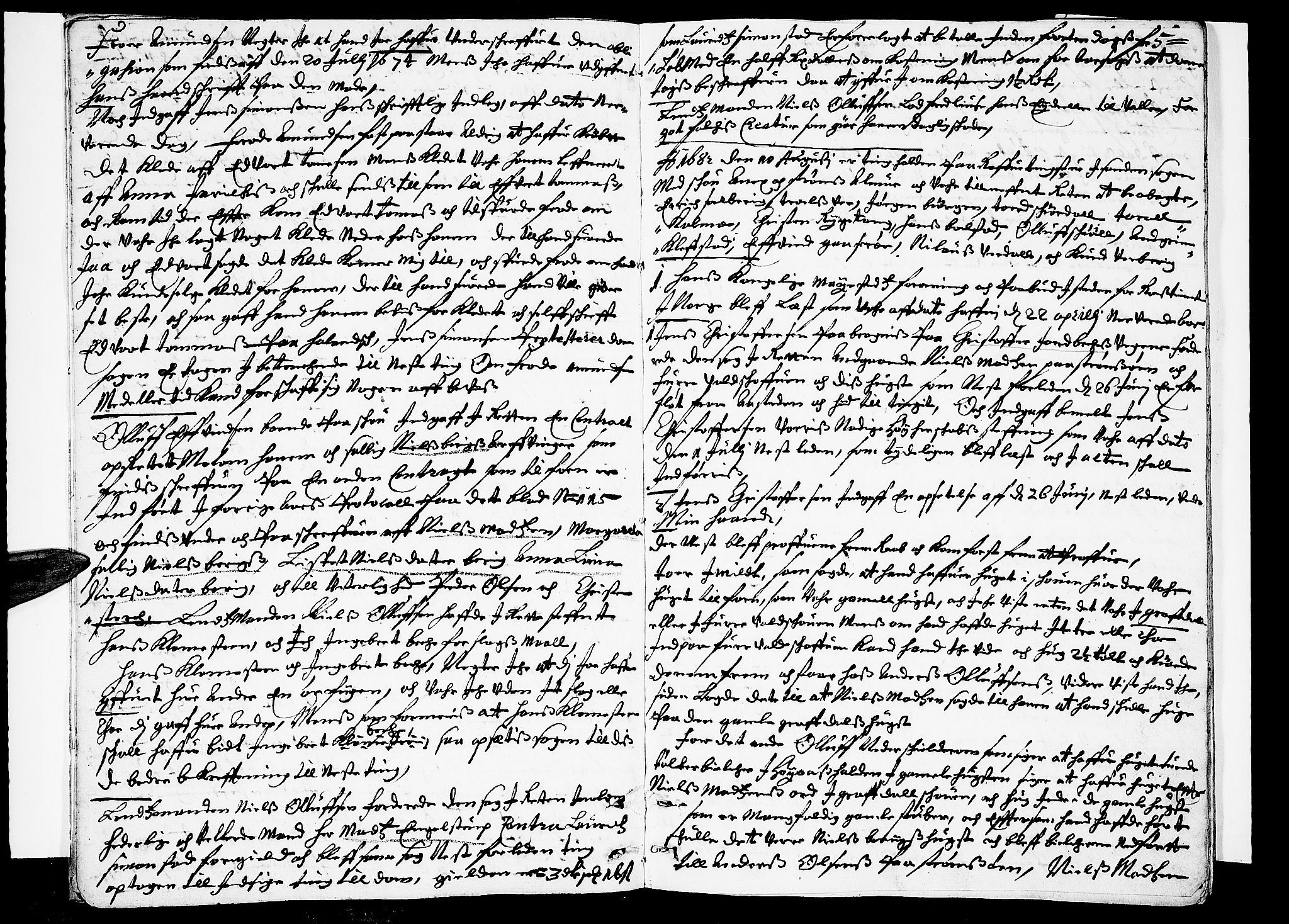 Nordre Jarlsberg sorenskriveri, SAKO/A-80/F/Fa/Faa/L0001: Tingbok, 1682-1683, s. 5