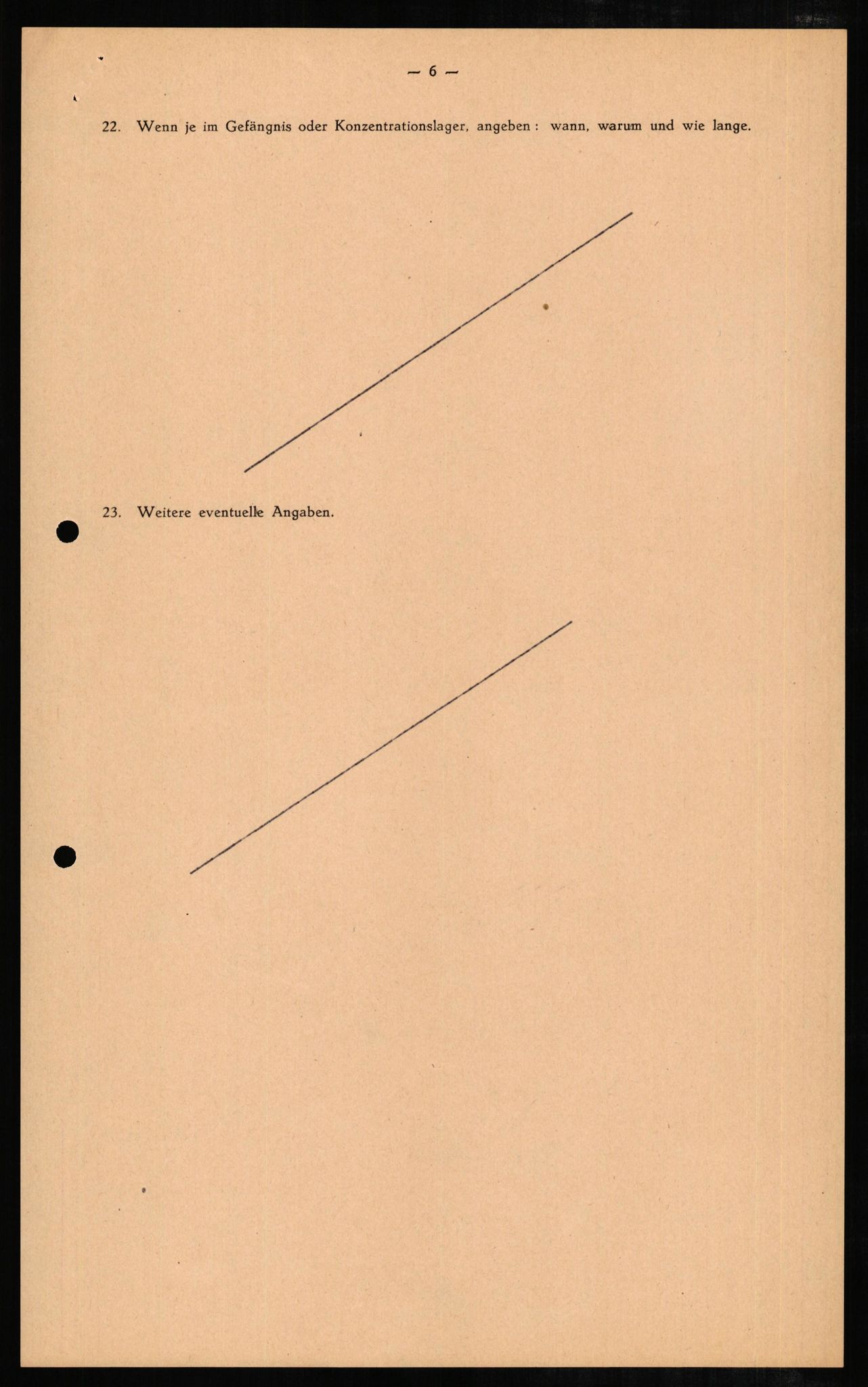 Forsvaret, Forsvarets overkommando II, RA/RAFA-3915/D/Db/L0007: CI Questionaires. Tyske okkupasjonsstyrker i Norge. Tyskere., 1945-1946, s. 86