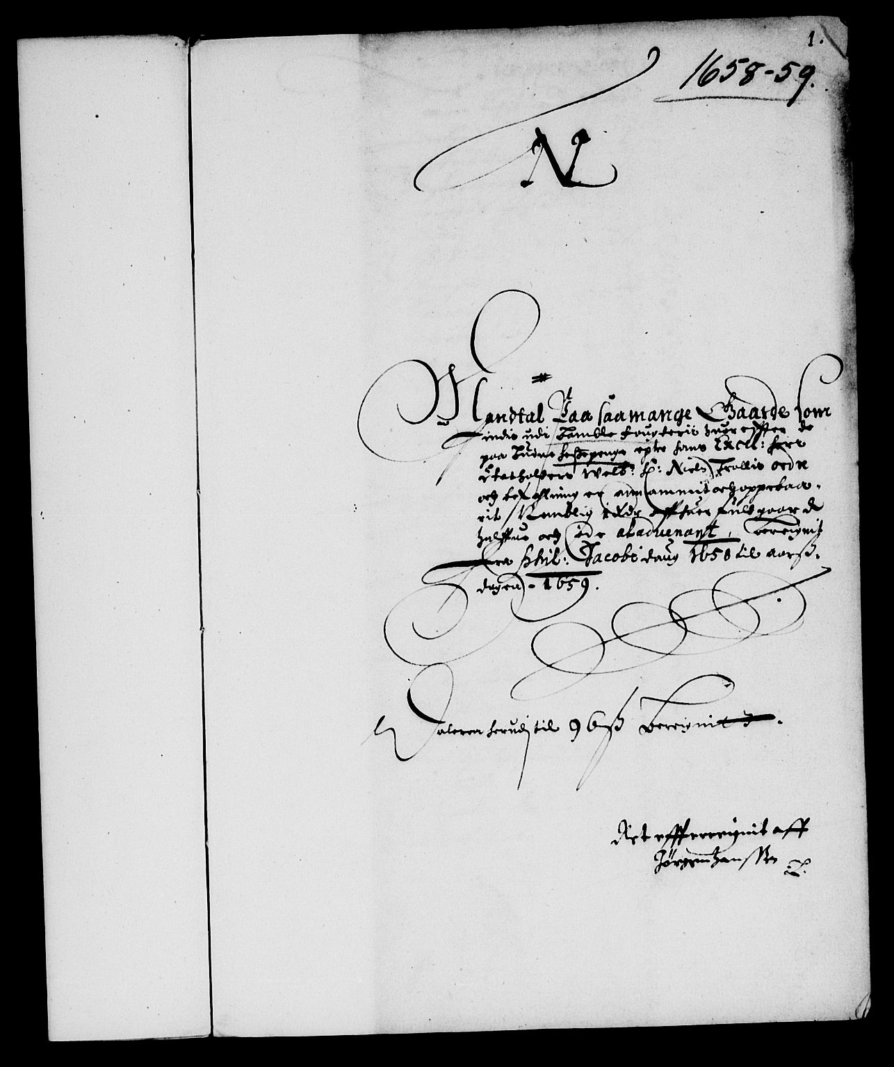 Rentekammeret inntil 1814, Reviderte regnskaper, Lensregnskaper, AV/RA-EA-5023/R/Rb/Rbp/L0046: Bratsberg len, 1658-1660