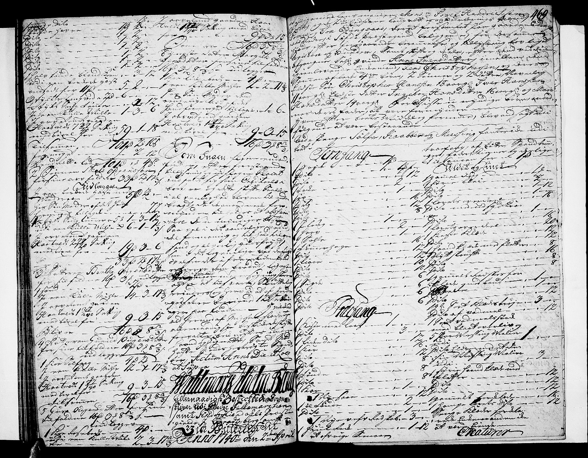 Nedre Telemark sorenskriveri, AV/SAKO-A-135/H/Hb/Hba/L0011: Skifteprotokoll, 1736-1740, s. 468b-469a