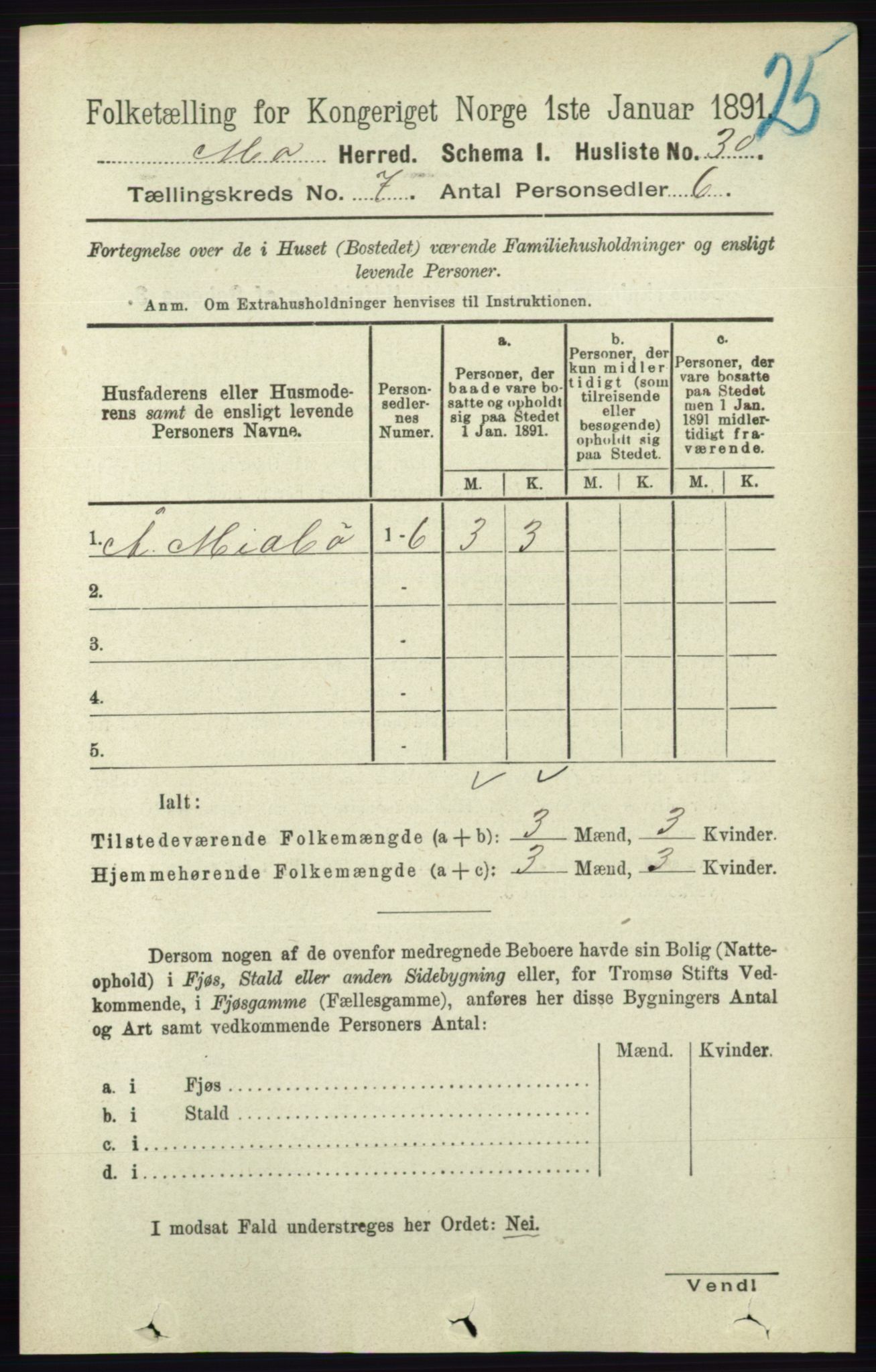 RA, Folketelling 1891 for 0832 Mo herred, 1891, s. 1752