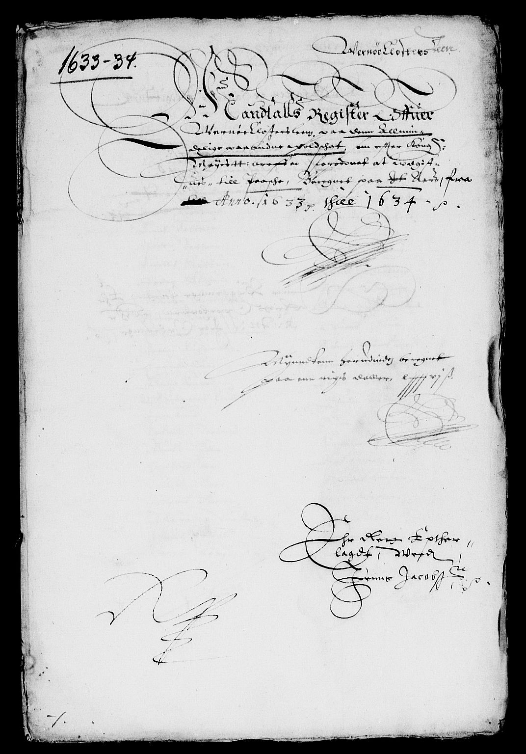 Rentekammeret inntil 1814, Reviderte regnskaper, Lensregnskaper, RA/EA-5023/R/Rb/Rbg/L0003: Verne kloster len, 1619-1636