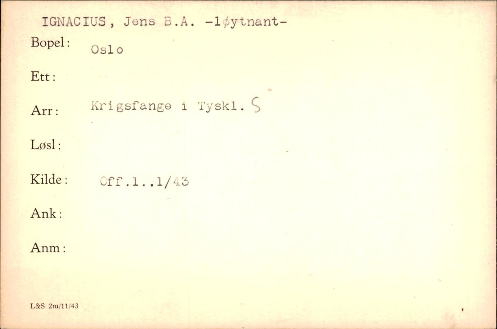 Forsvaret, Forsvarets krigshistoriske avdeling, AV/RA-RAFA-2017/Y/Yf/L0200: II-C-11-2102  -  Norske krigsfanger i Tyskland, 1940-1945, s. 496