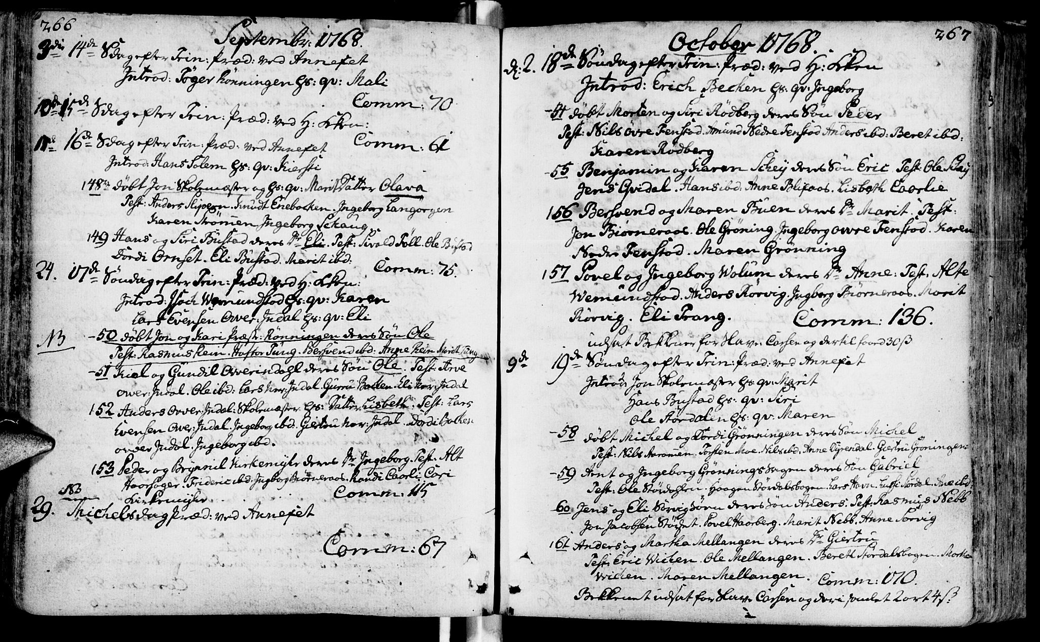 Ministerialprotokoller, klokkerbøker og fødselsregistre - Sør-Trøndelag, SAT/A-1456/646/L0605: Ministerialbok nr. 646A03, 1751-1790, s. 266-267