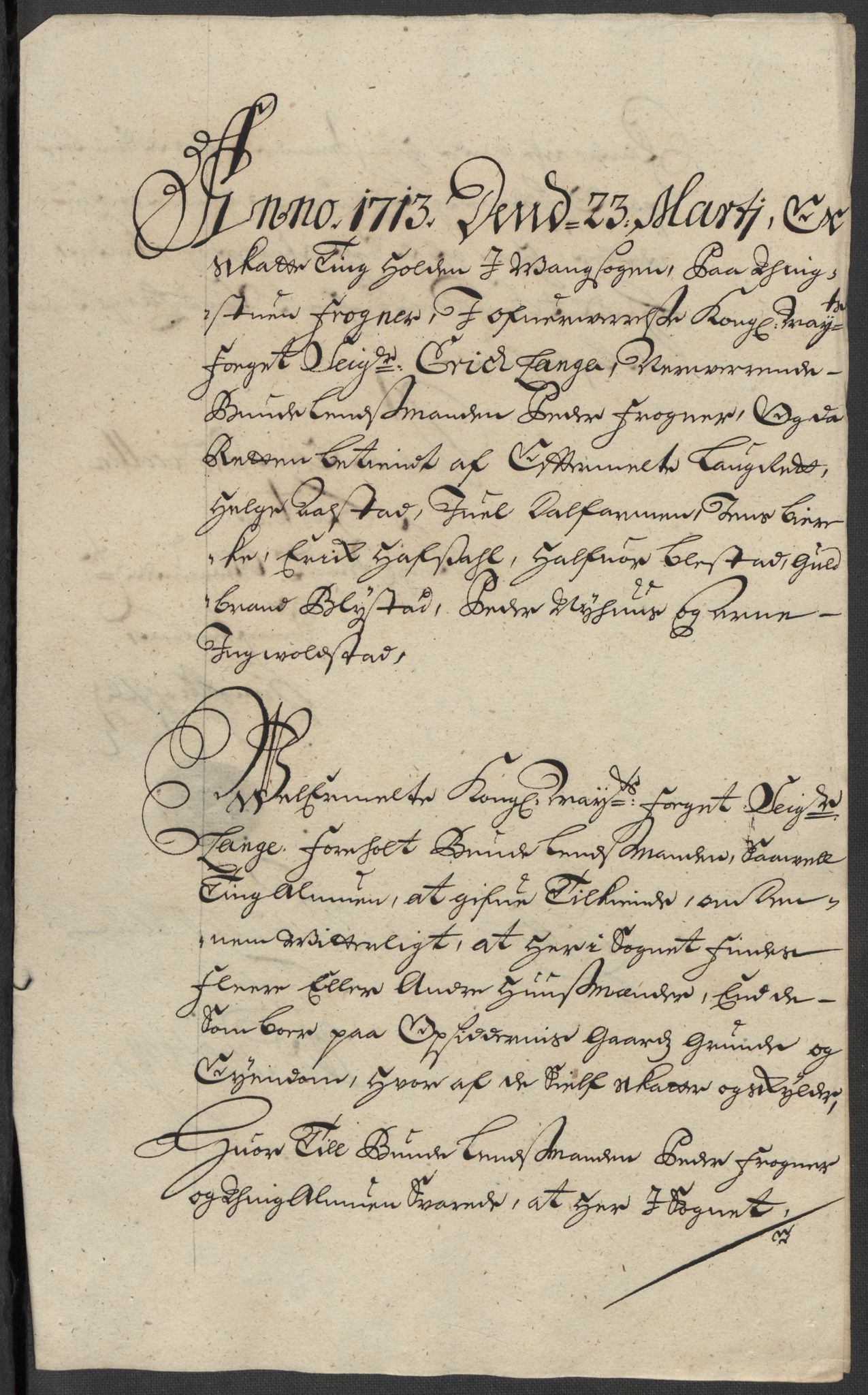 Rentekammeret inntil 1814, Reviderte regnskaper, Fogderegnskap, AV/RA-EA-4092/R16/L1050: Fogderegnskap Hedmark, 1713, s. 166