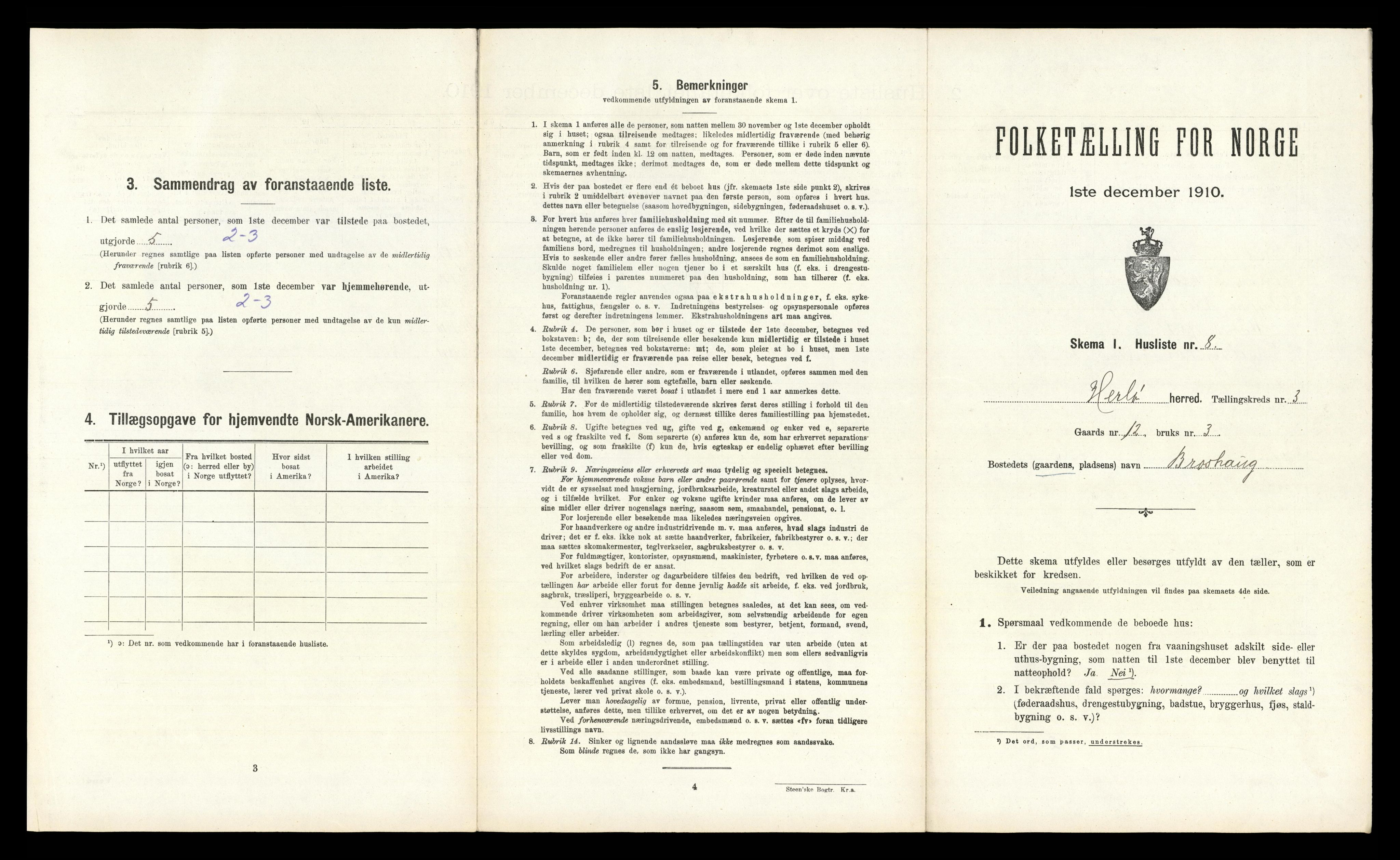 RA, Folketelling 1910 for 1258 Herdla herred, 1910, s. 260