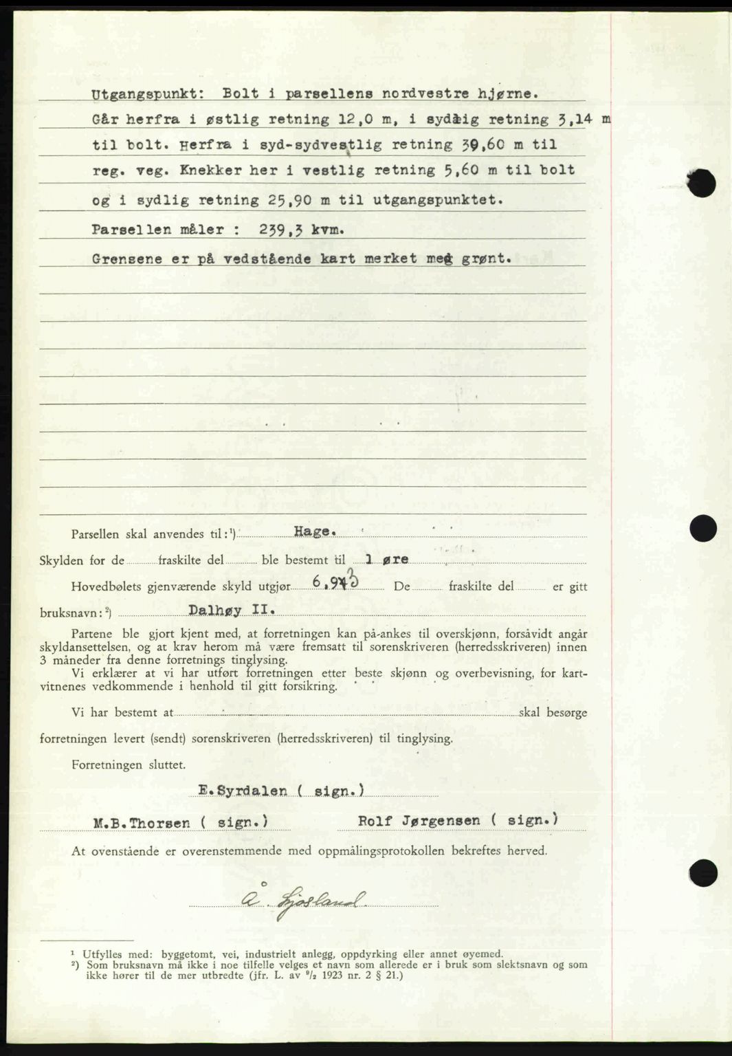 Nedenes sorenskriveri, SAK/1221-0006/G/Gb/Gba/L0061: Pantebok nr. A13, 1949-1949, Dagboknr: 1051/1949