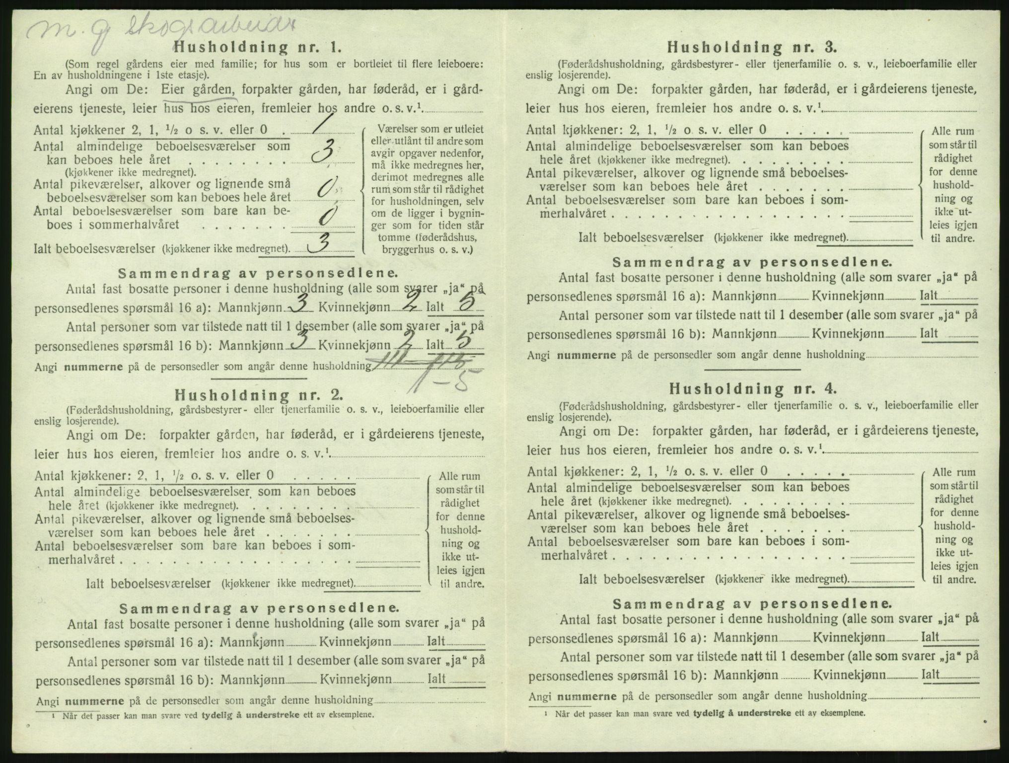 SAKO, Folketelling 1920 for 0811 Siljan herred, 1920, s. 432