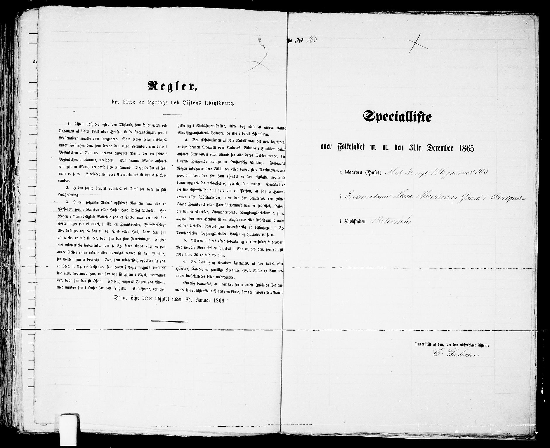 RA, Folketelling 1865 for 0901B Risør prestegjeld, Risør kjøpstad, 1865, s. 333