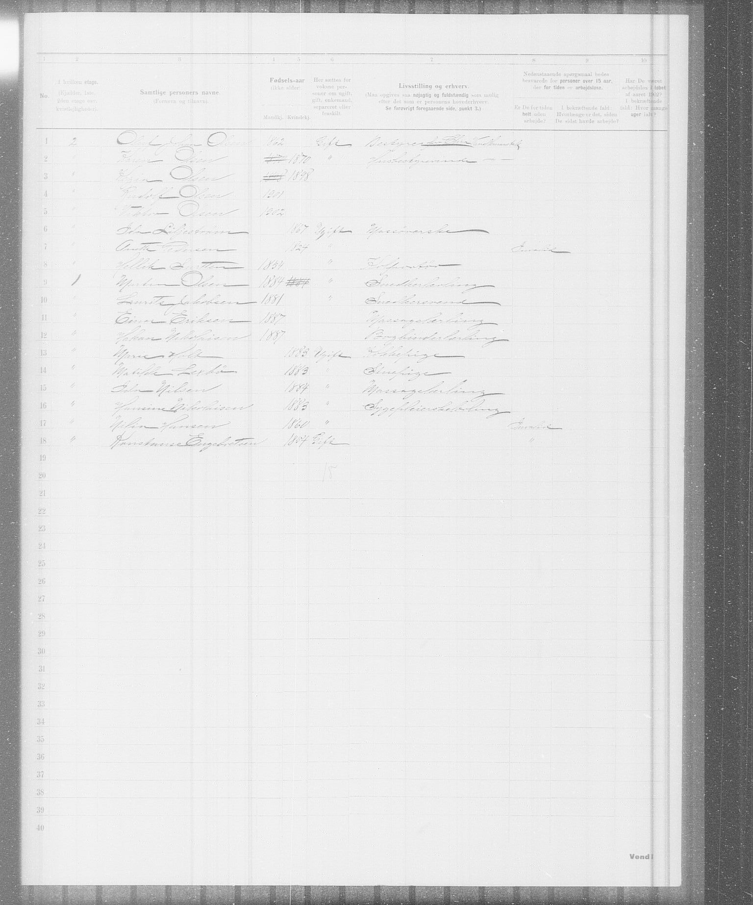 OBA, Kommunal folketelling 31.12.1902 for Kristiania kjøpstad, 1902, s. 20405