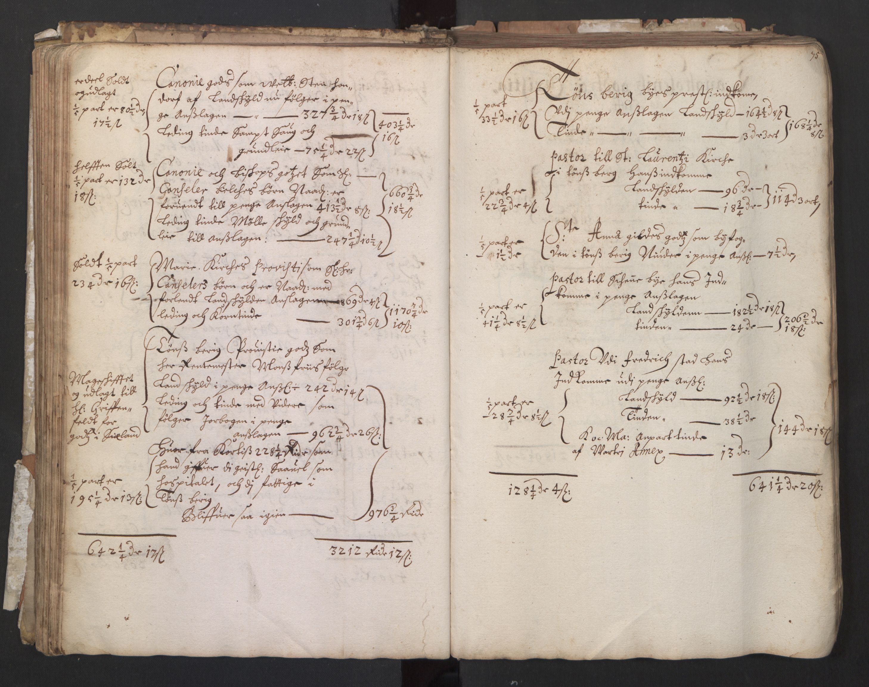 Rentekammeret inntil 1814, Realistisk ordnet avdeling, AV/RA-EA-4070/L/L0031/0002: Landkommisjonens ekstrakter: / Likelydende protokoll (kopi eller konsept?) merket Nr. 1. 1682., 1682, s. 74b-75a