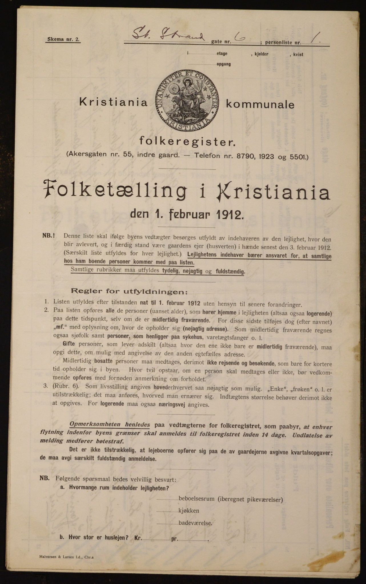 OBA, Kommunal folketelling 1.2.1912 for Kristiania, 1912, s. 102934