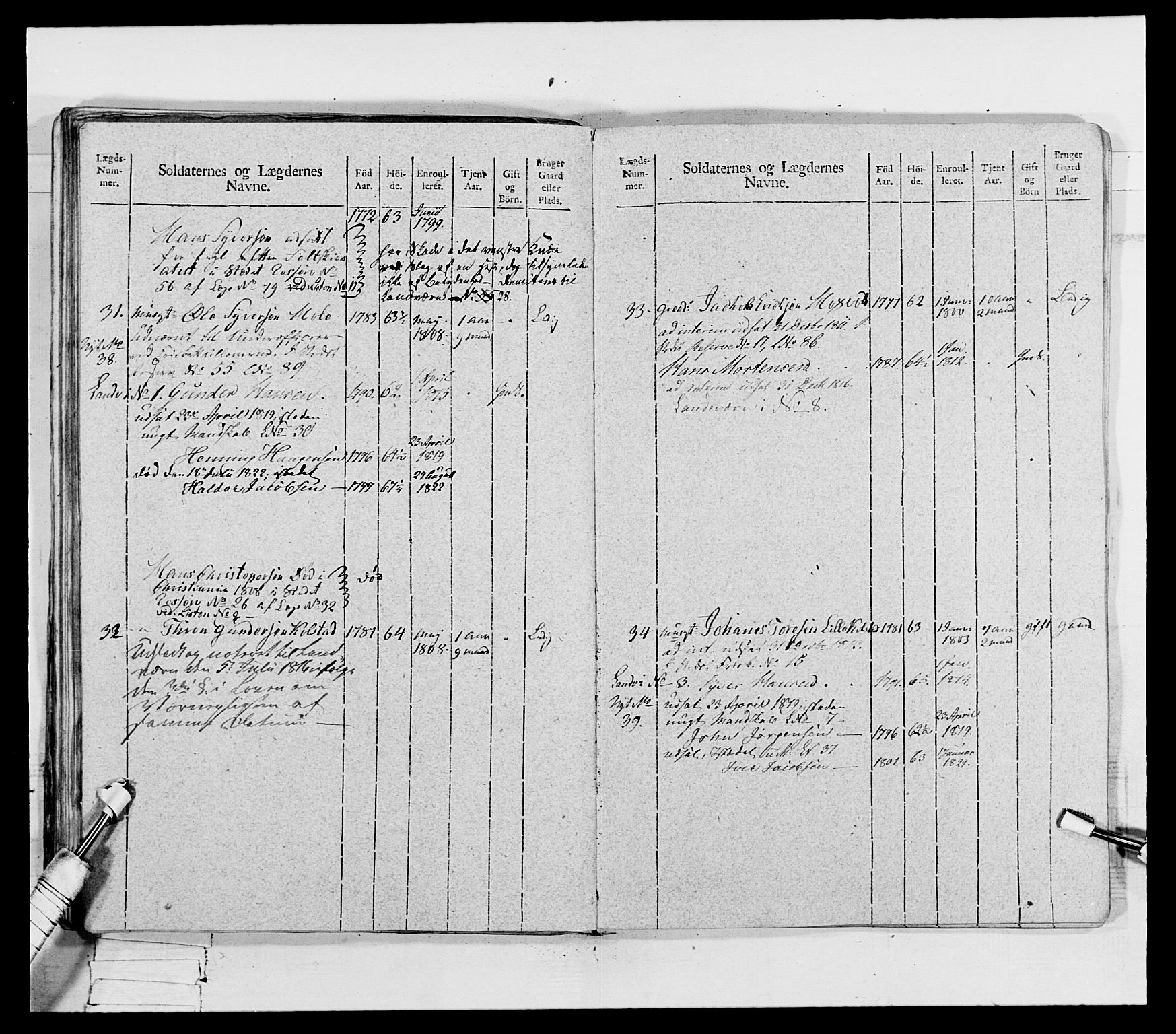 Generalitets- og kommissariatskollegiet, Det kongelige norske kommissariatskollegium, AV/RA-EA-5420/E/Eh/L0069: Opplandske gevorbne infanteriregiment, 1810-1818, s. 279