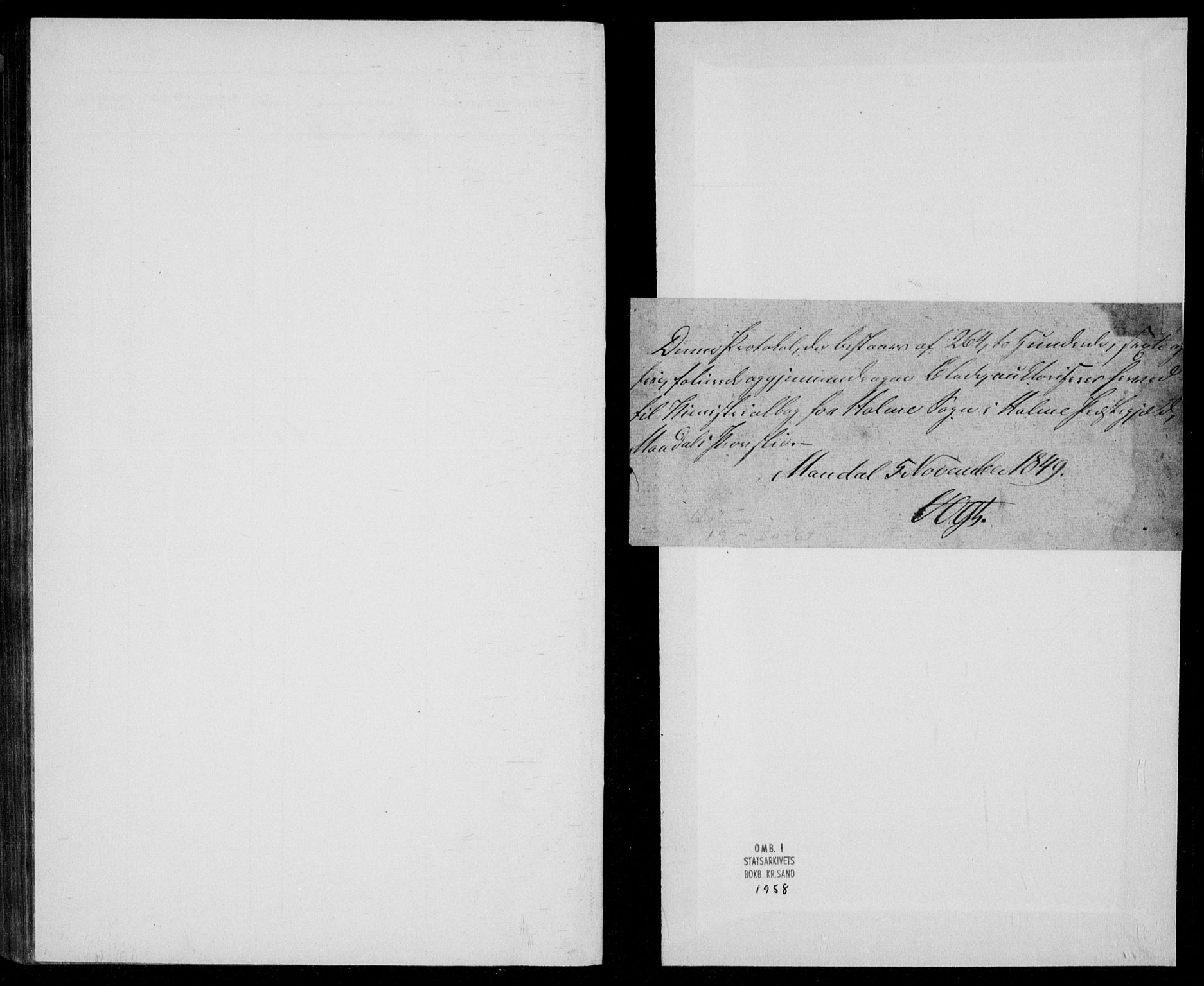 Holum sokneprestkontor, AV/SAK-1111-0022/F/Fa/Faa/L0005: Ministerialbok nr. A 5, 1850-1864