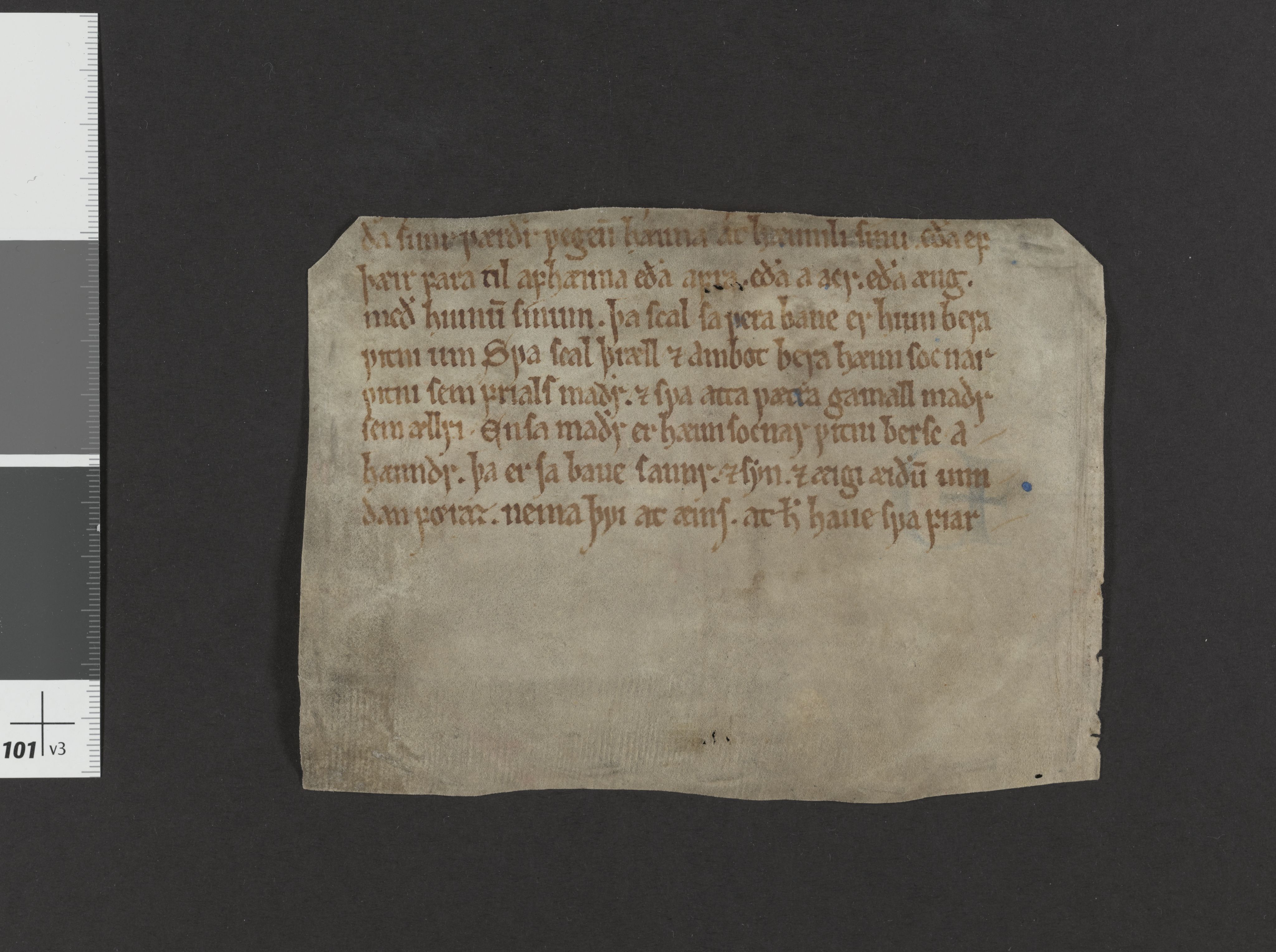 Riksarkivets diplomsamling, AV/RA-EA-5965/F26/L0001: Norrøne membranfragmenter bestand 1, 1100-1536, s. 26