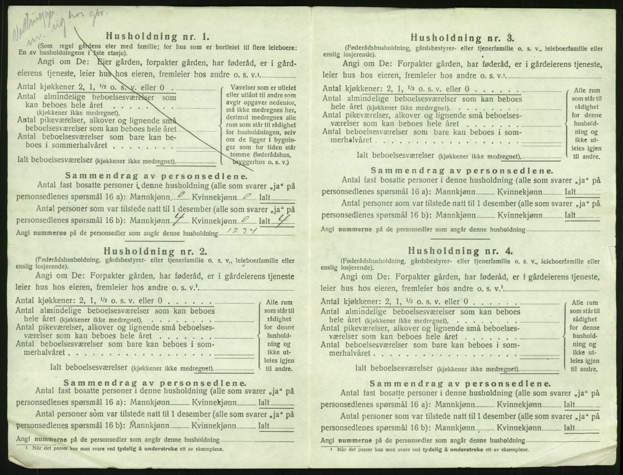 SAH, Folketelling 1920 for 0440 Kvikne herred, 1920, s. 579