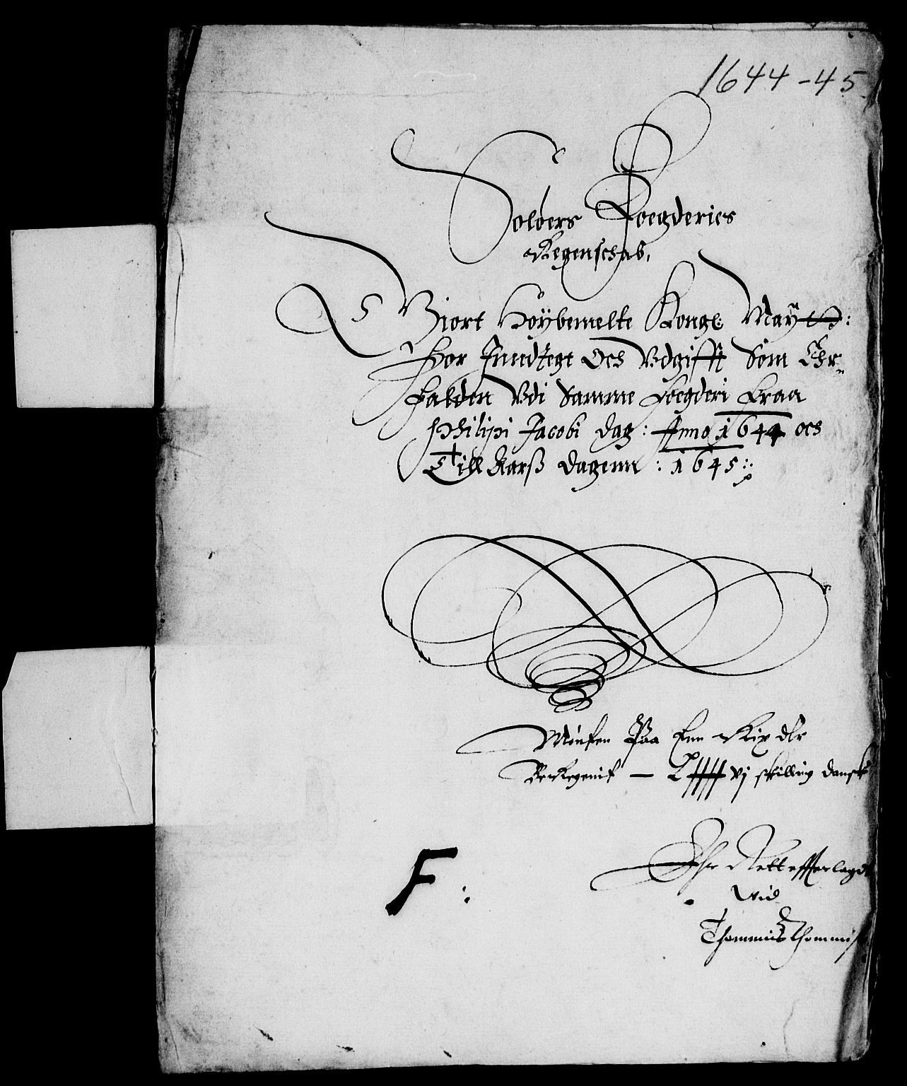 Rentekammeret inntil 1814, Reviderte regnskaper, Lensregnskaper, AV/RA-EA-5023/R/Rb/Rba/L0180: Akershus len, 1644-1645